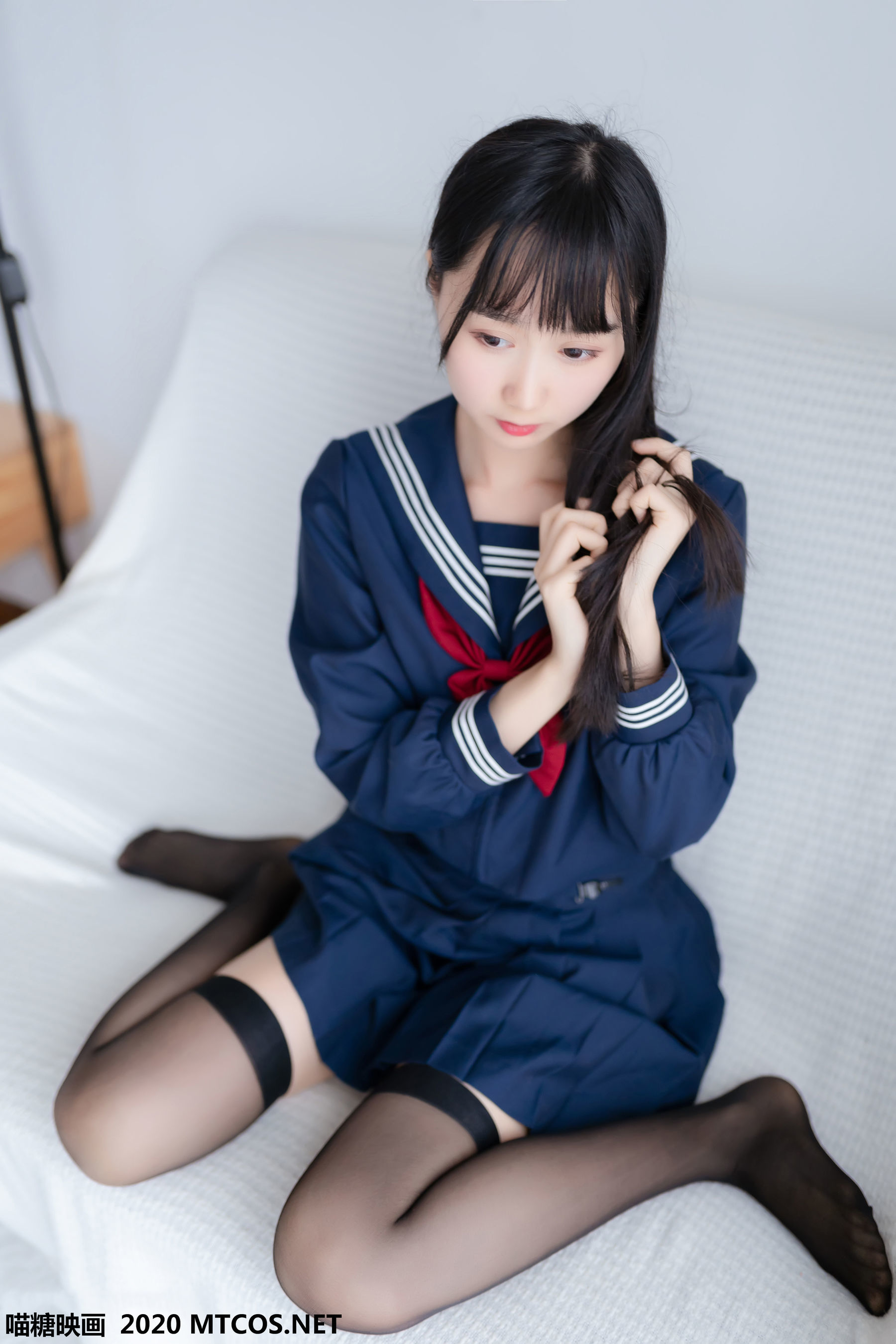 图片[5]-[喵糖映画] JKL.005 水手JK制服 [42P]-六色网