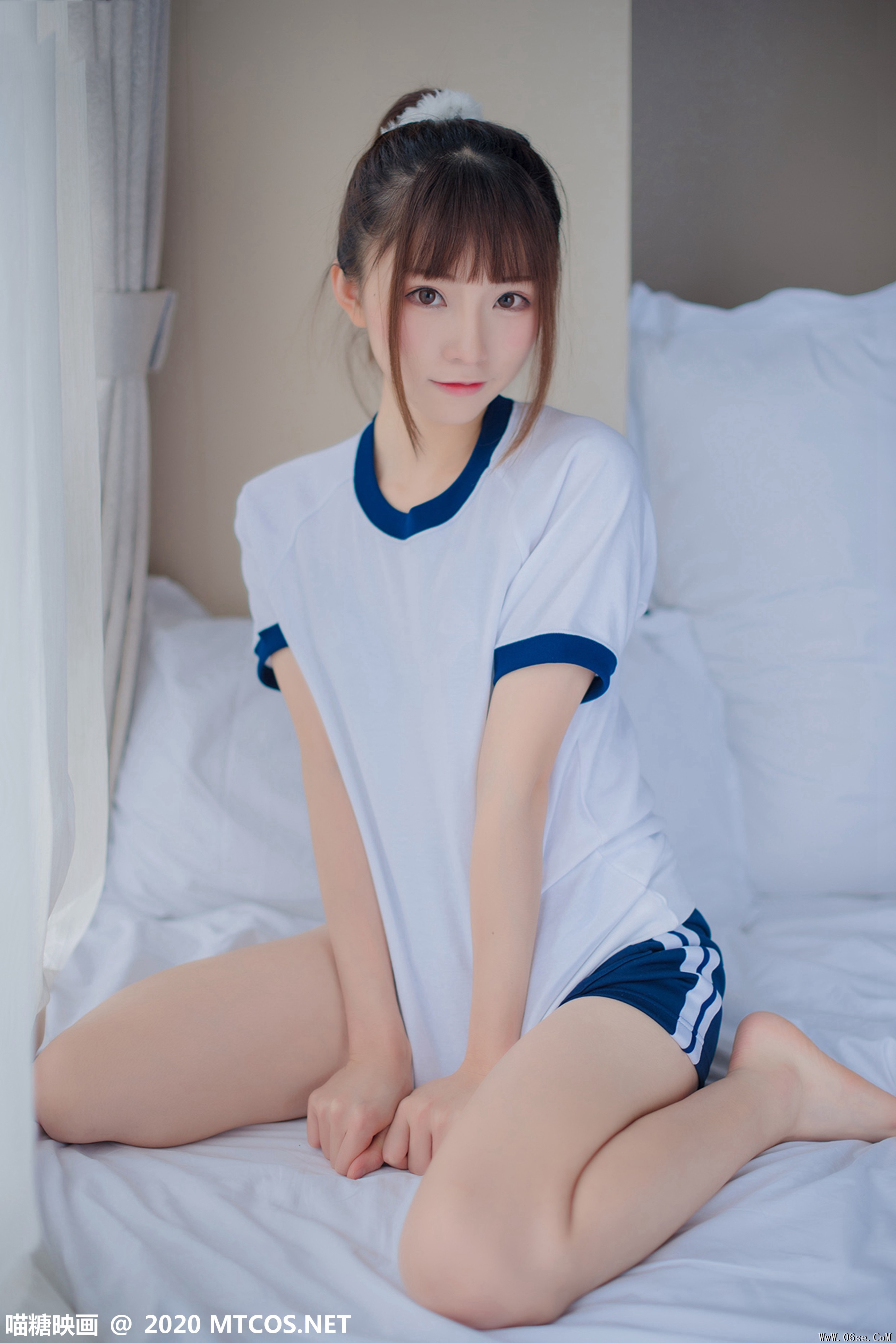 图片[30]-喵糖映画 VOL.222 清凉体操服 清纯学妹[47P／257MB]-六色网