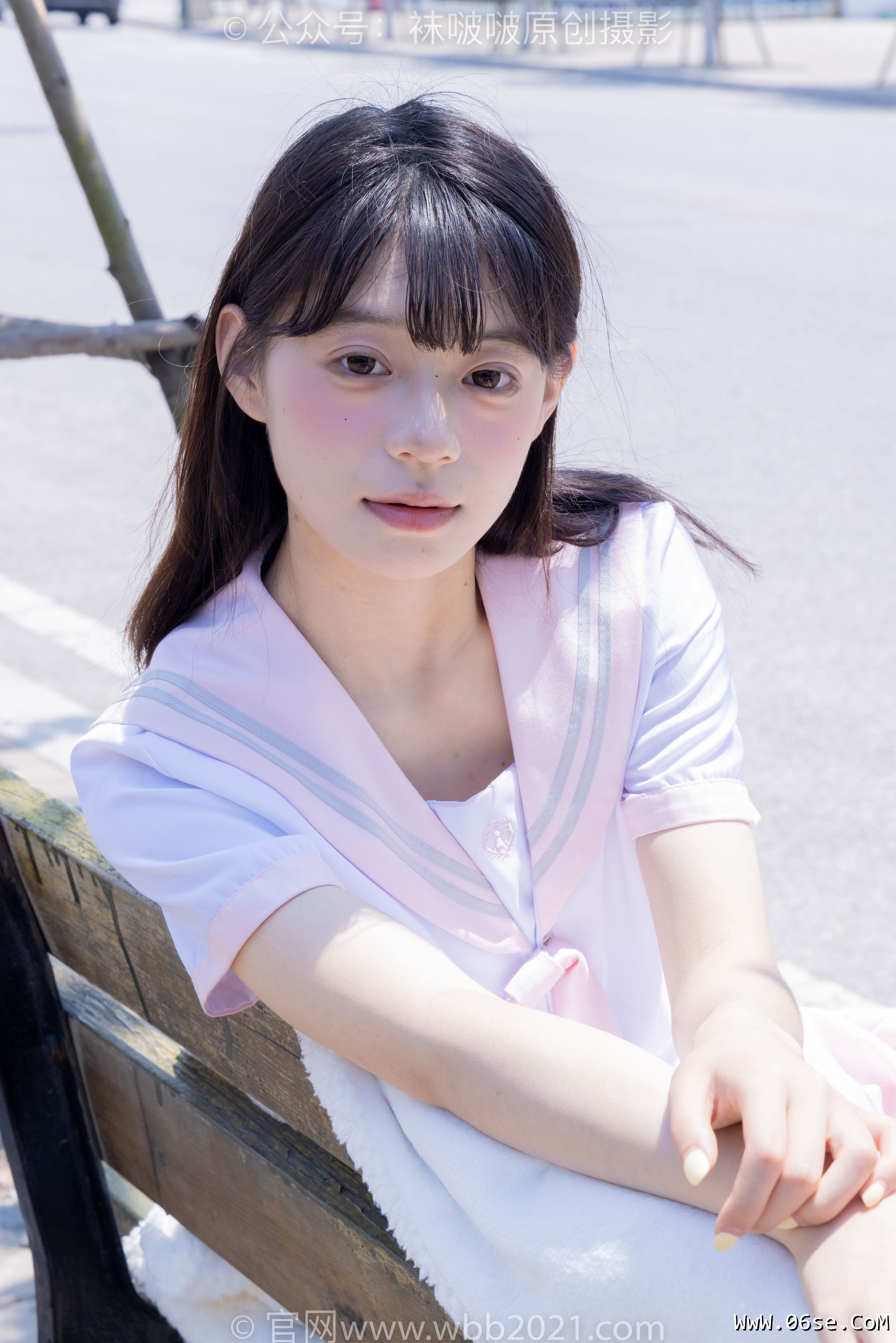 图片[31]-BoBoSocks袜啵啵 No.399 糯米 -皮鞋、白棉袜、jk制服[145P]-六色网