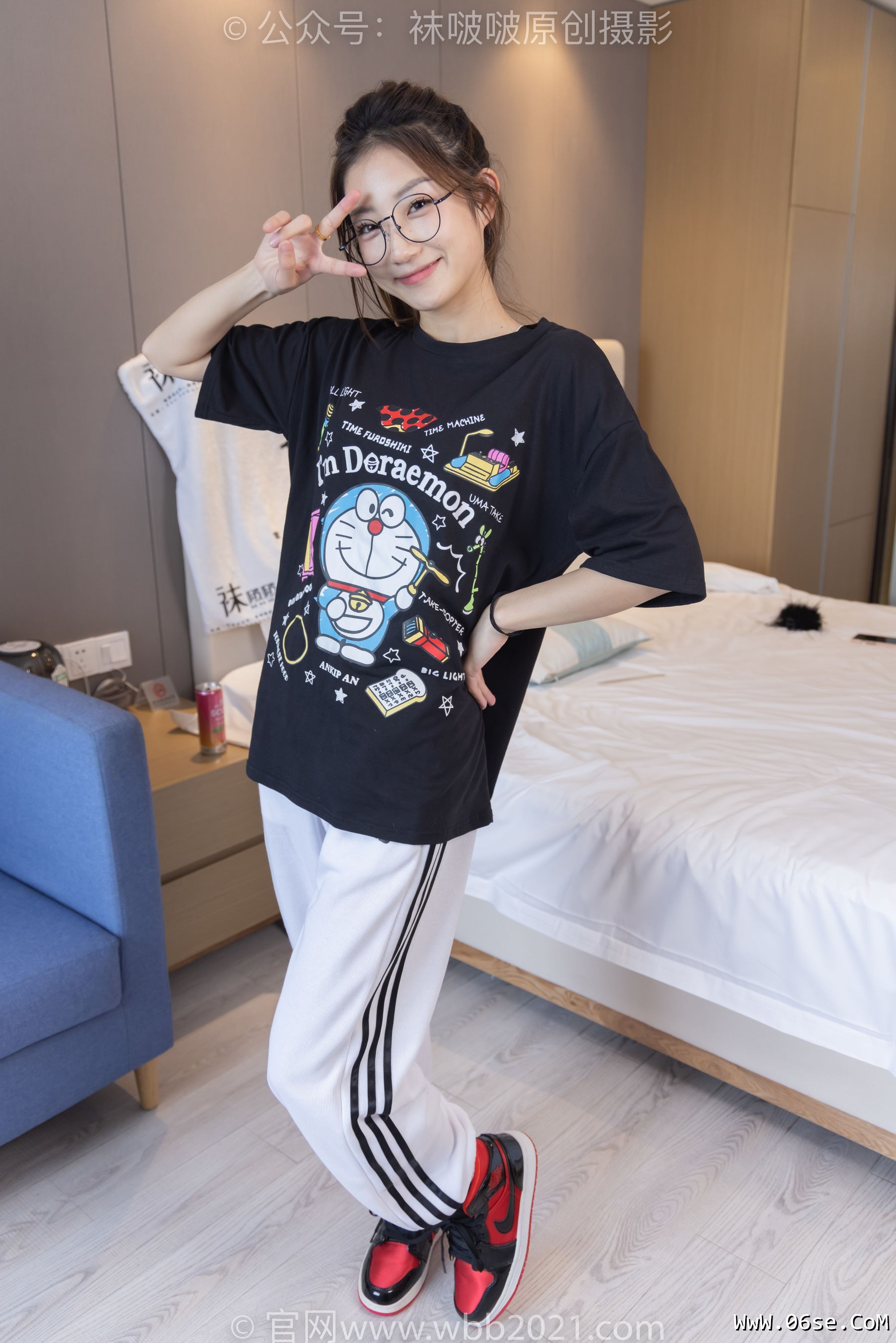 图片[89]-BoBoSocks袜啵啵 No.382 小沫 -板鞋、白棉袜[143P]-六色网