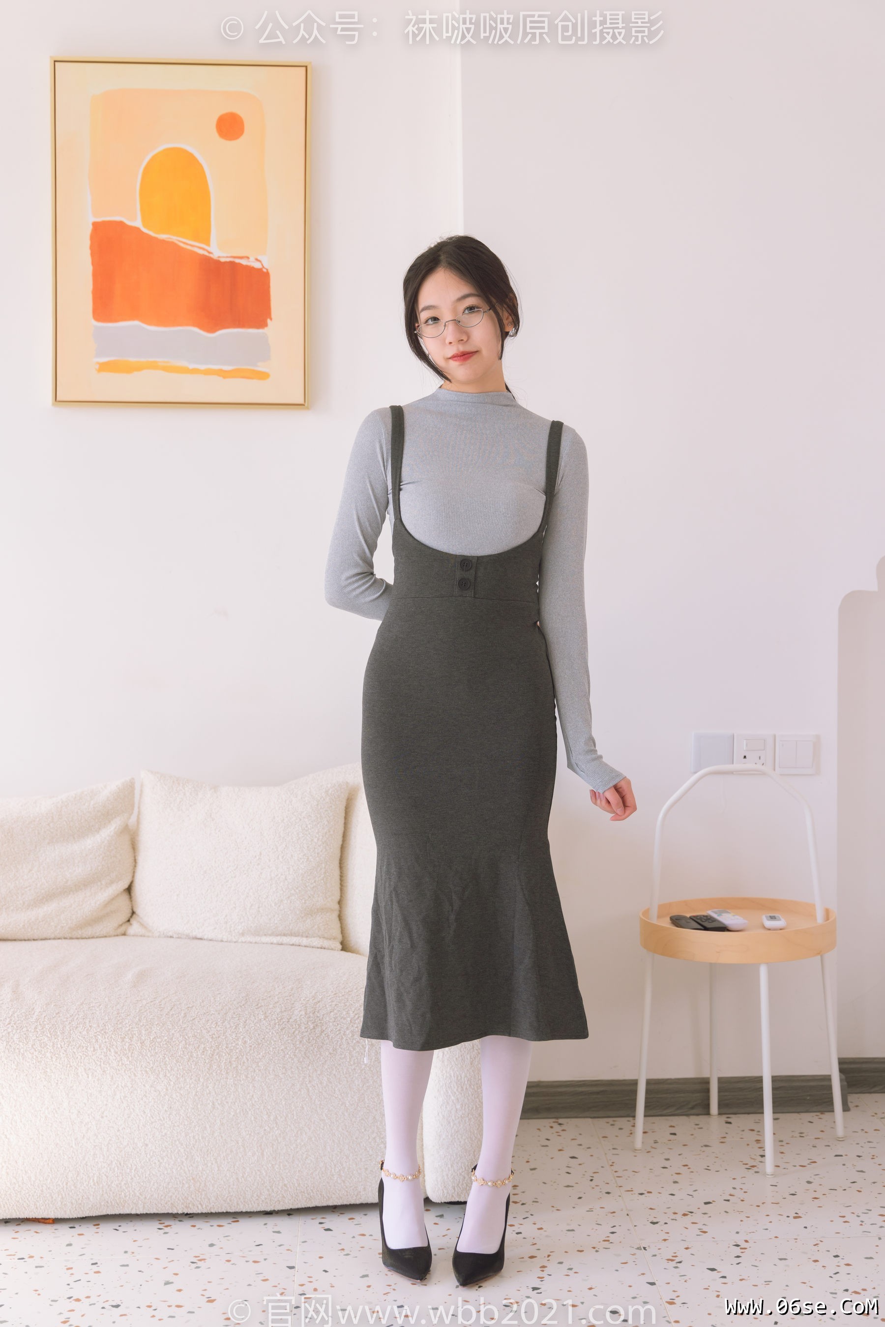 图片[14]-BoBoSocks袜啵啵 No.242 小甜豆-高跟鞋、厚白丝[140P]-六色网