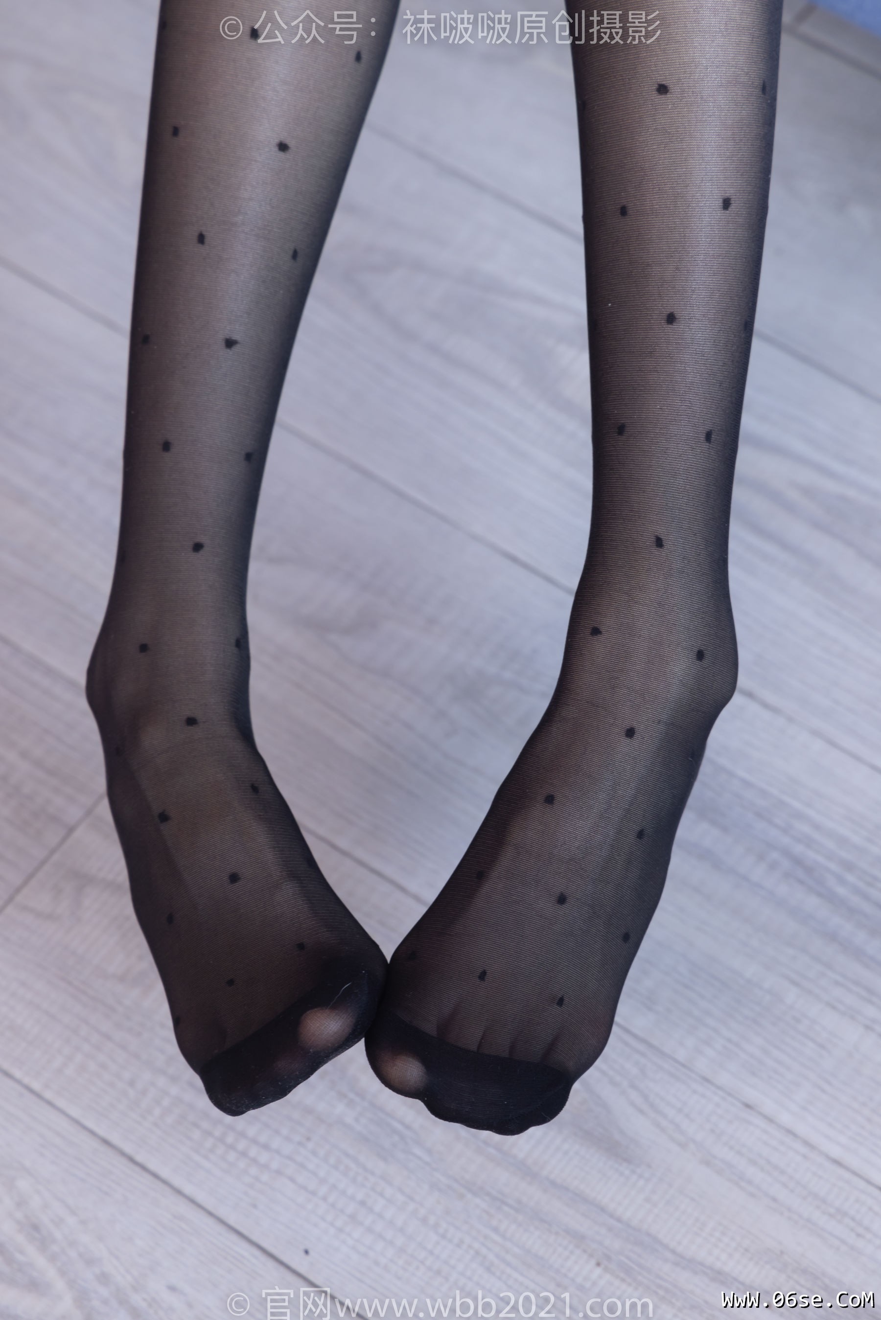 图片[106]-BoBoSocks袜啵啵 No.352 稚予 -短靴、波点黑丝[145P]-六色网