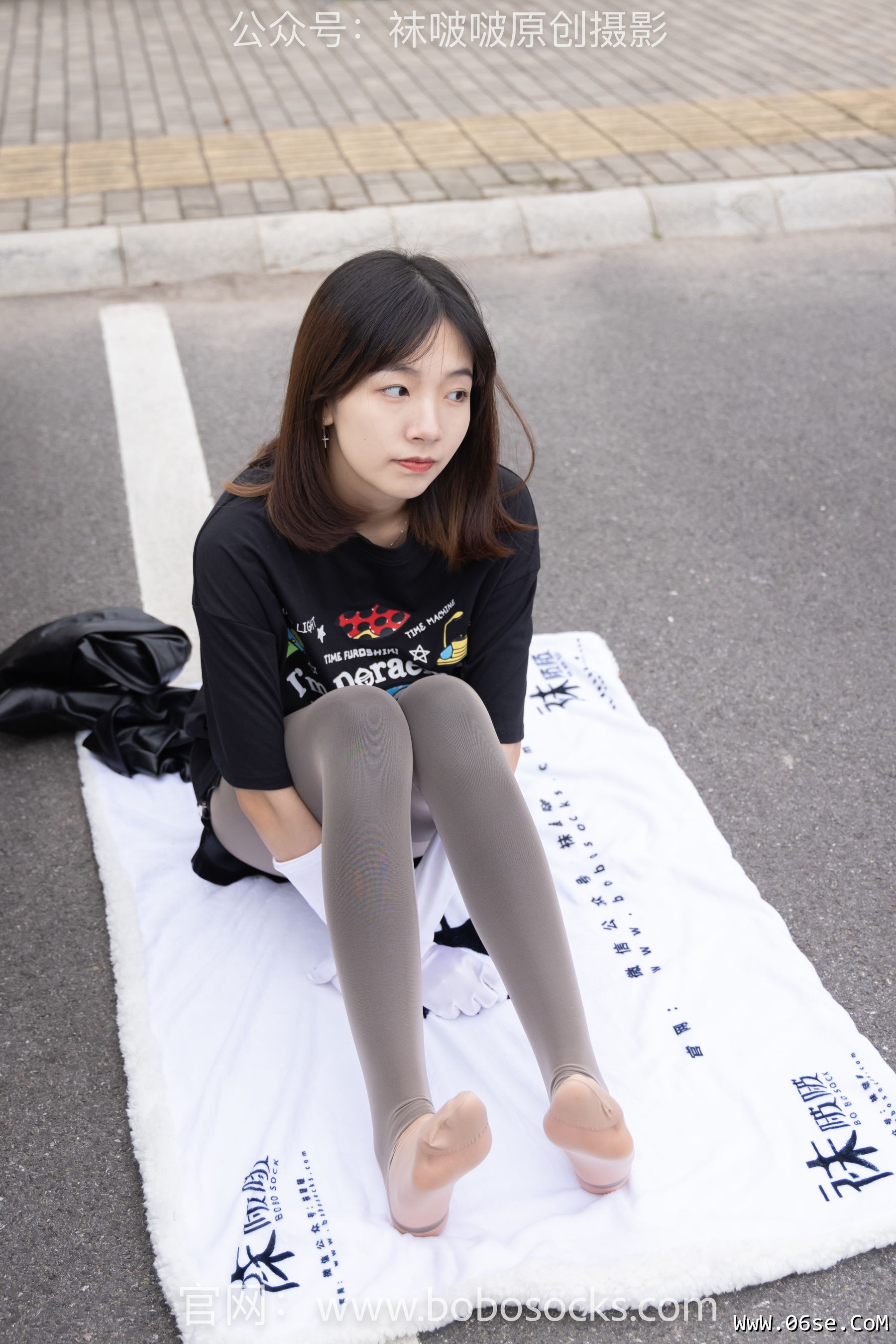 图片[23]-BoBoSocks袜啵啵 No.146 小甜豆-高跟长靴、黑色踩脚裤、肉丝[154P]-六色网