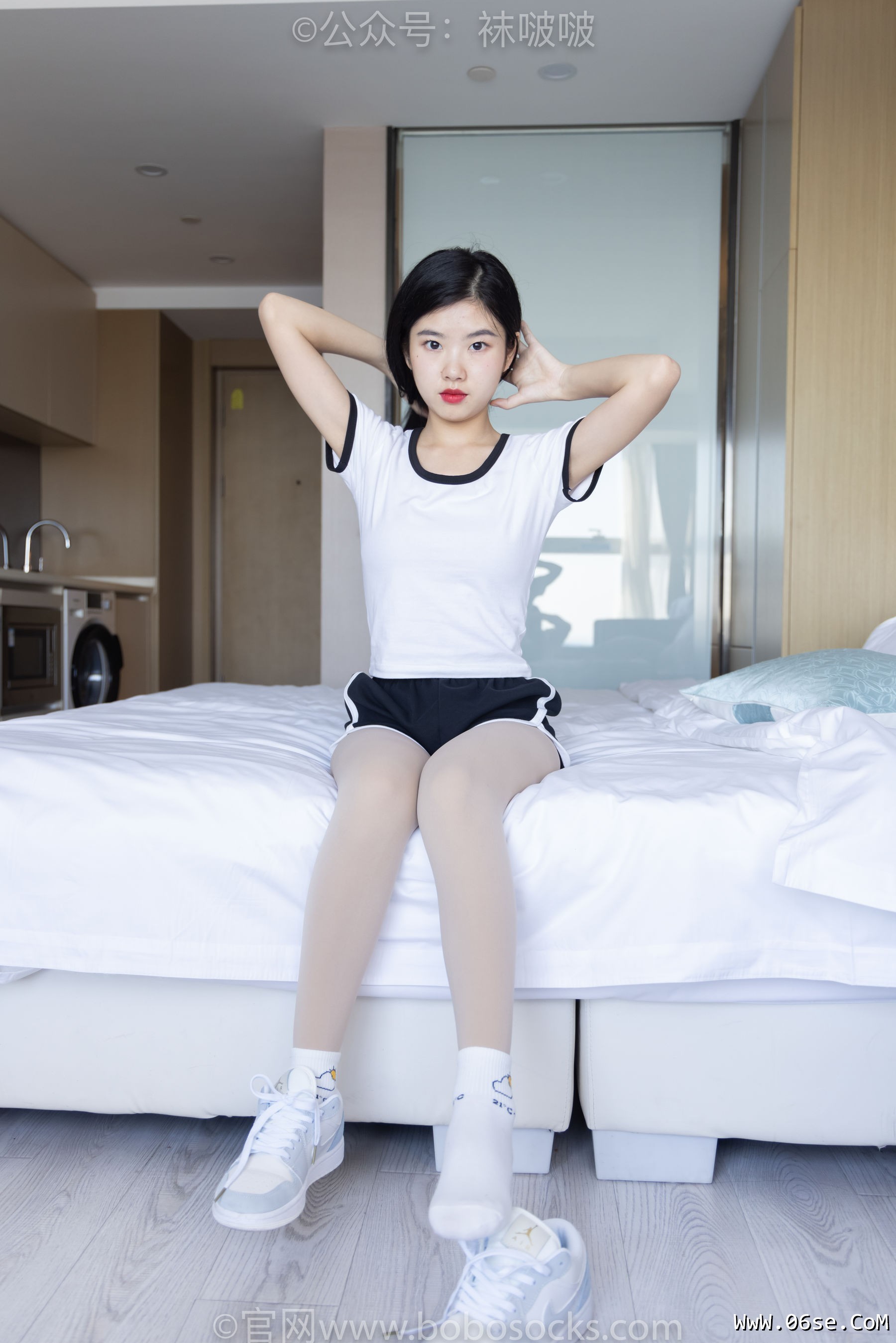 图片[32]-BoBoSocks袜啵啵 No.031 小奶熊-AJ板鞋、白棉袜、厚肉丝[148P]-六色网