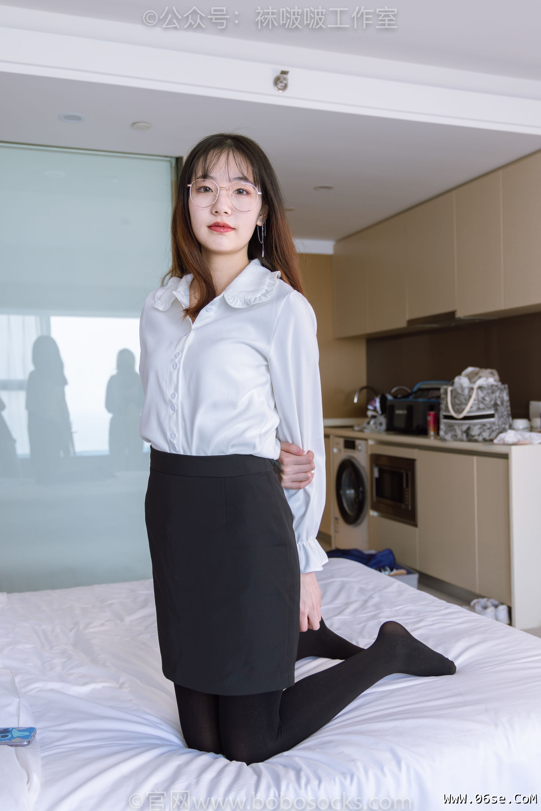 图片[84]-BoBoSocks袜啵啵 No.090 小甜豆-高跟鞋、厚黑丝[140P]-六色网