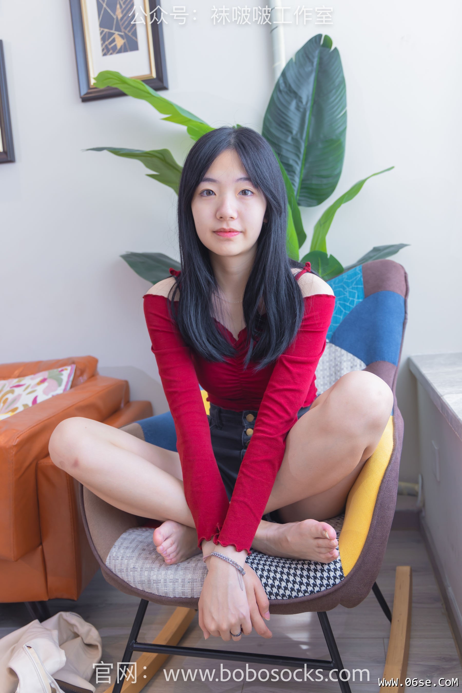 图片[61]-BoBoSocks袜啵啵 No.120 小甜豆-高跟长靴、白棉袜、裸足[170P]-六色网