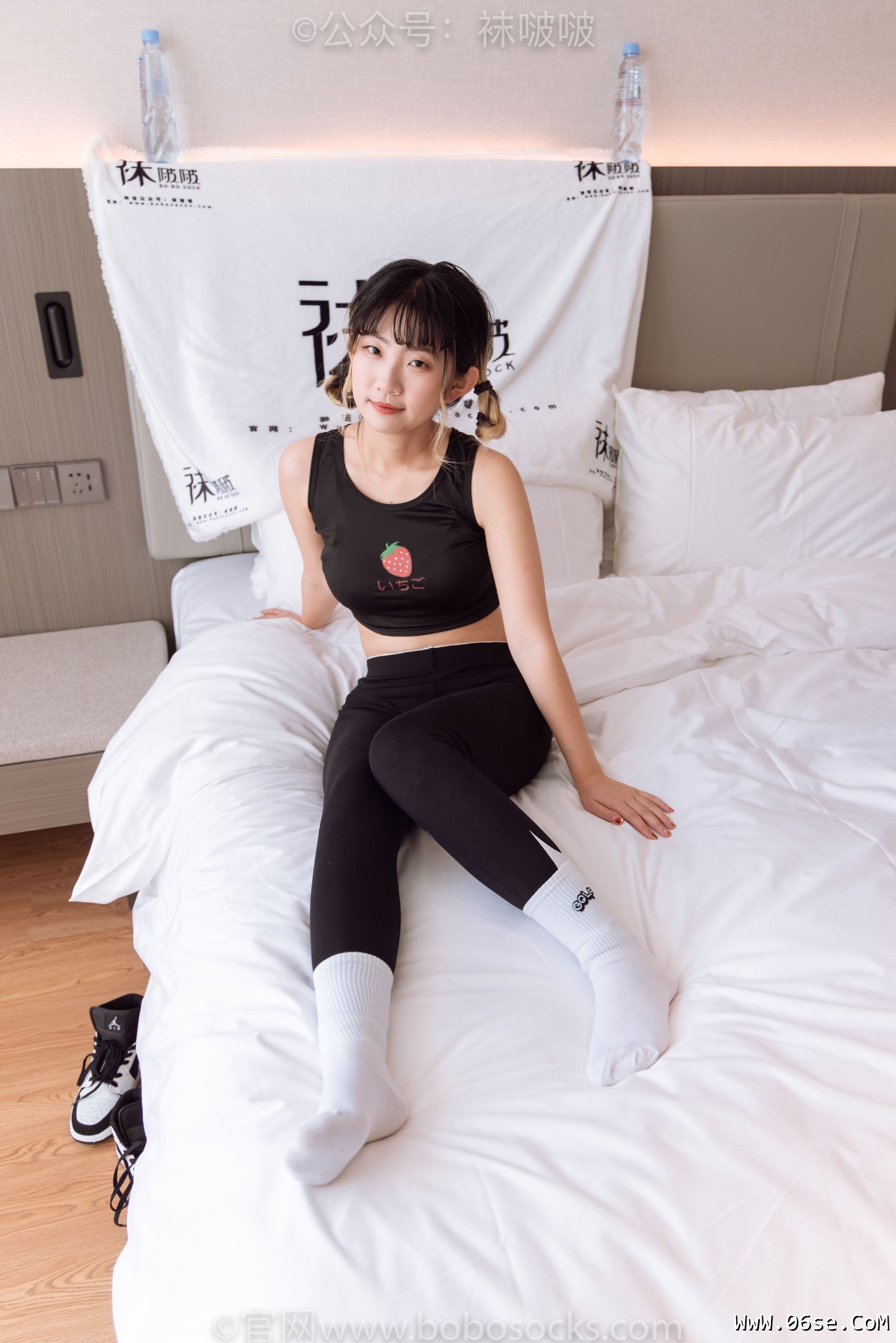 图片[43]-BoBoSocks袜啵啵 No.059 砂糖-AJ板鞋、白棉袜、裸足[142P]-六色网