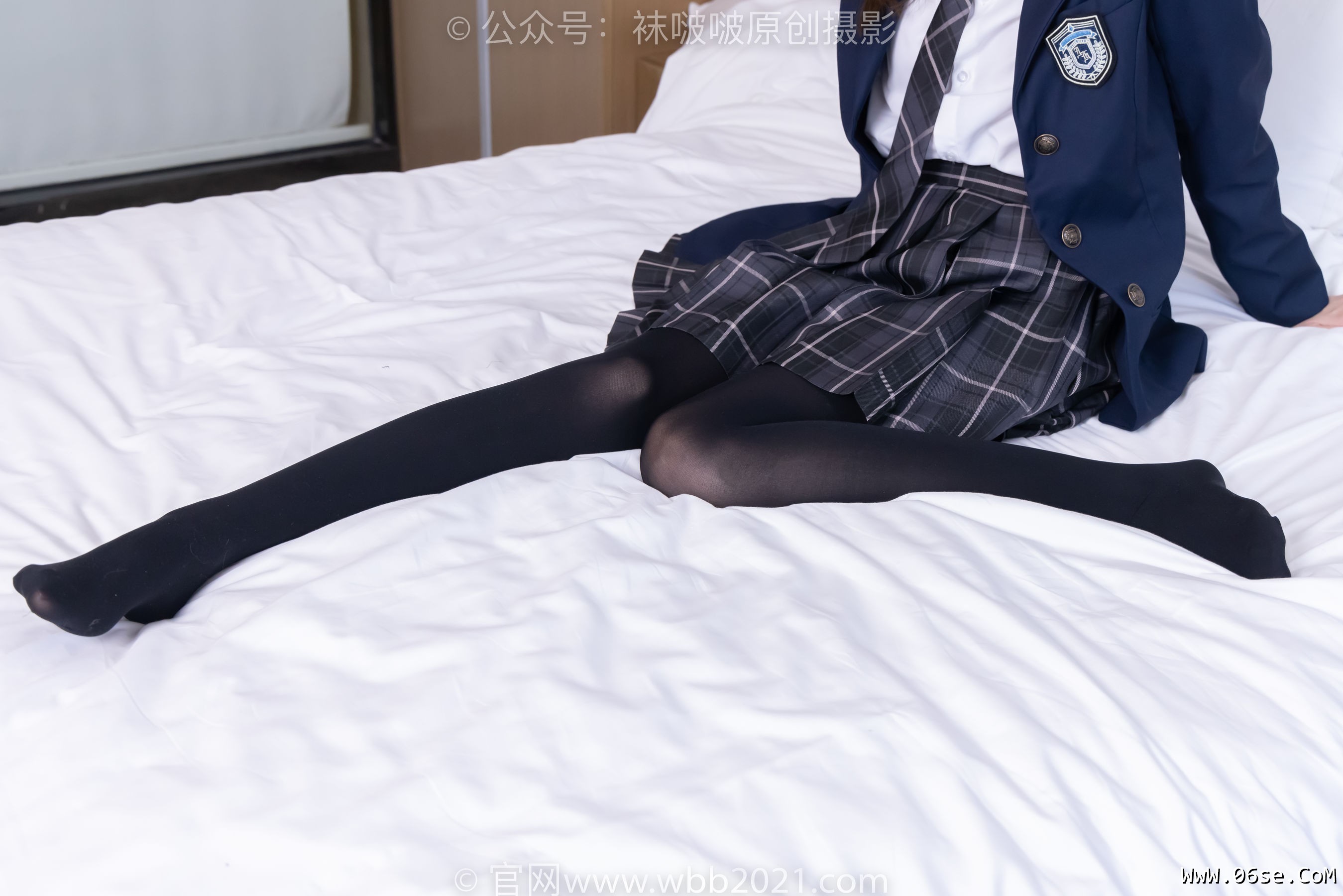 图片[177]-BoBoSocks袜啵啵 No.432 稚予 -皮鞋、厚黑丝、jk制服[184P]-六色网