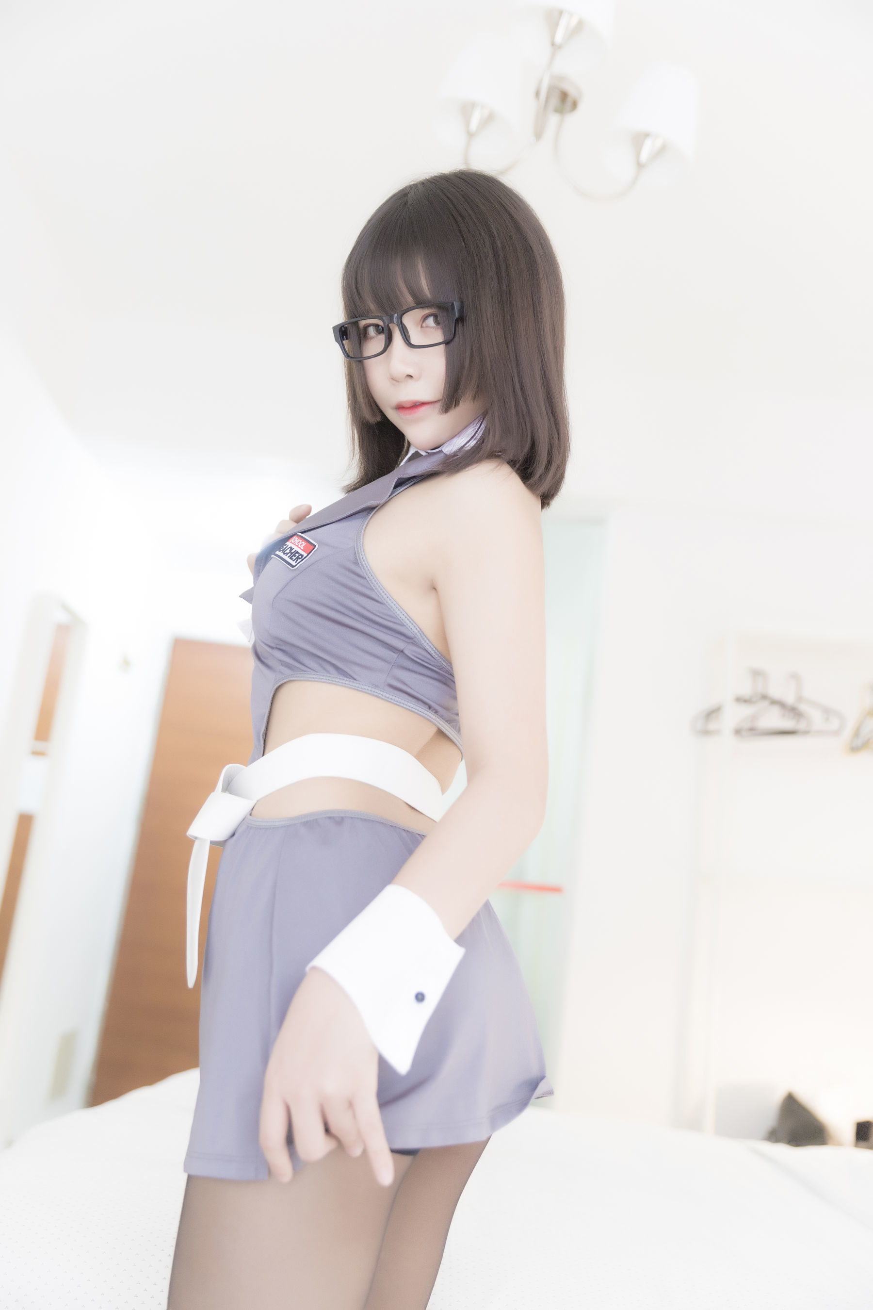图片[16]-二次元妹子抱走莫子aa 黑丝制服[45P]-六色网