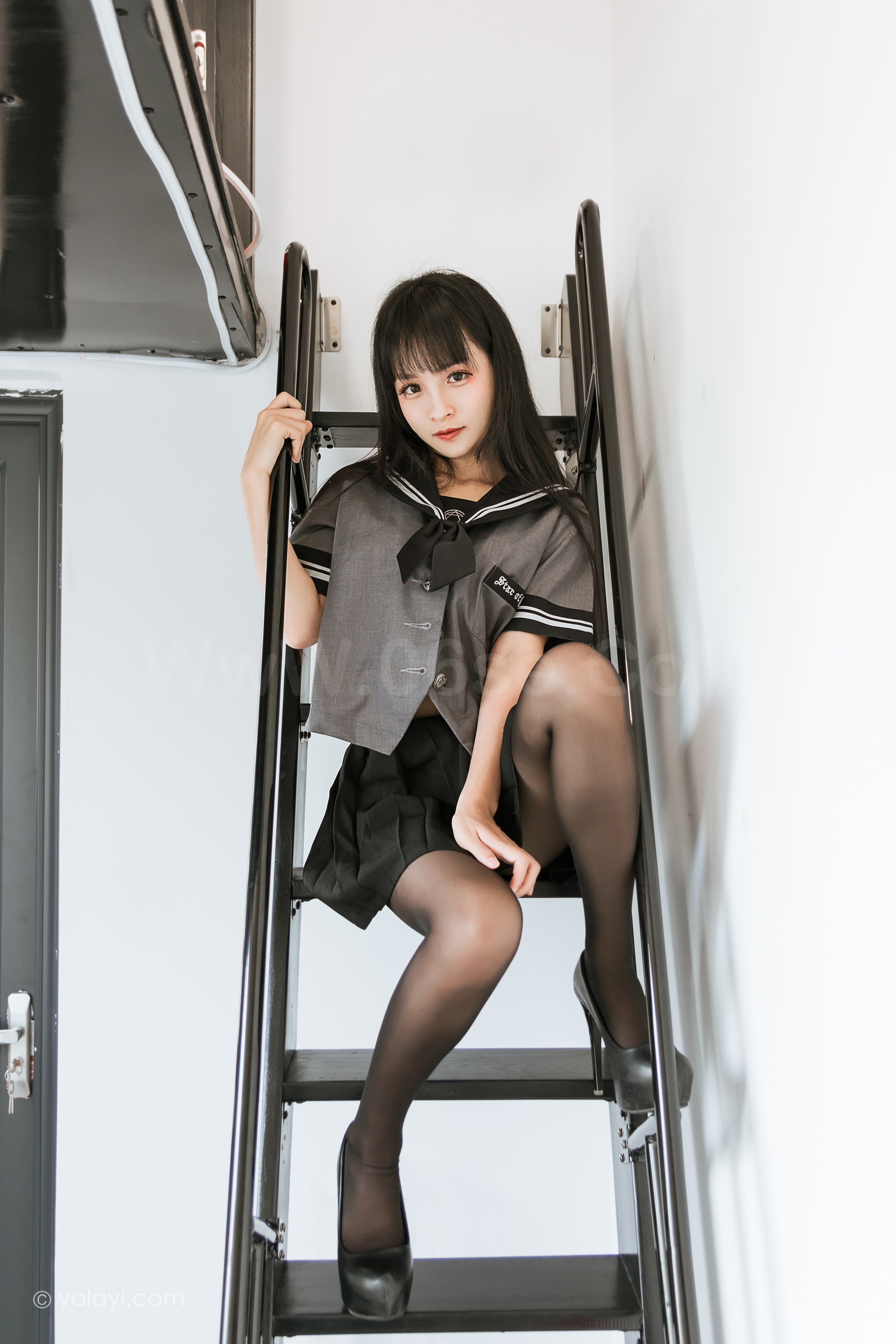 图片[8]-雅拉伊 – 艾丽《疯狂的jk学妹》[43P]-六色网