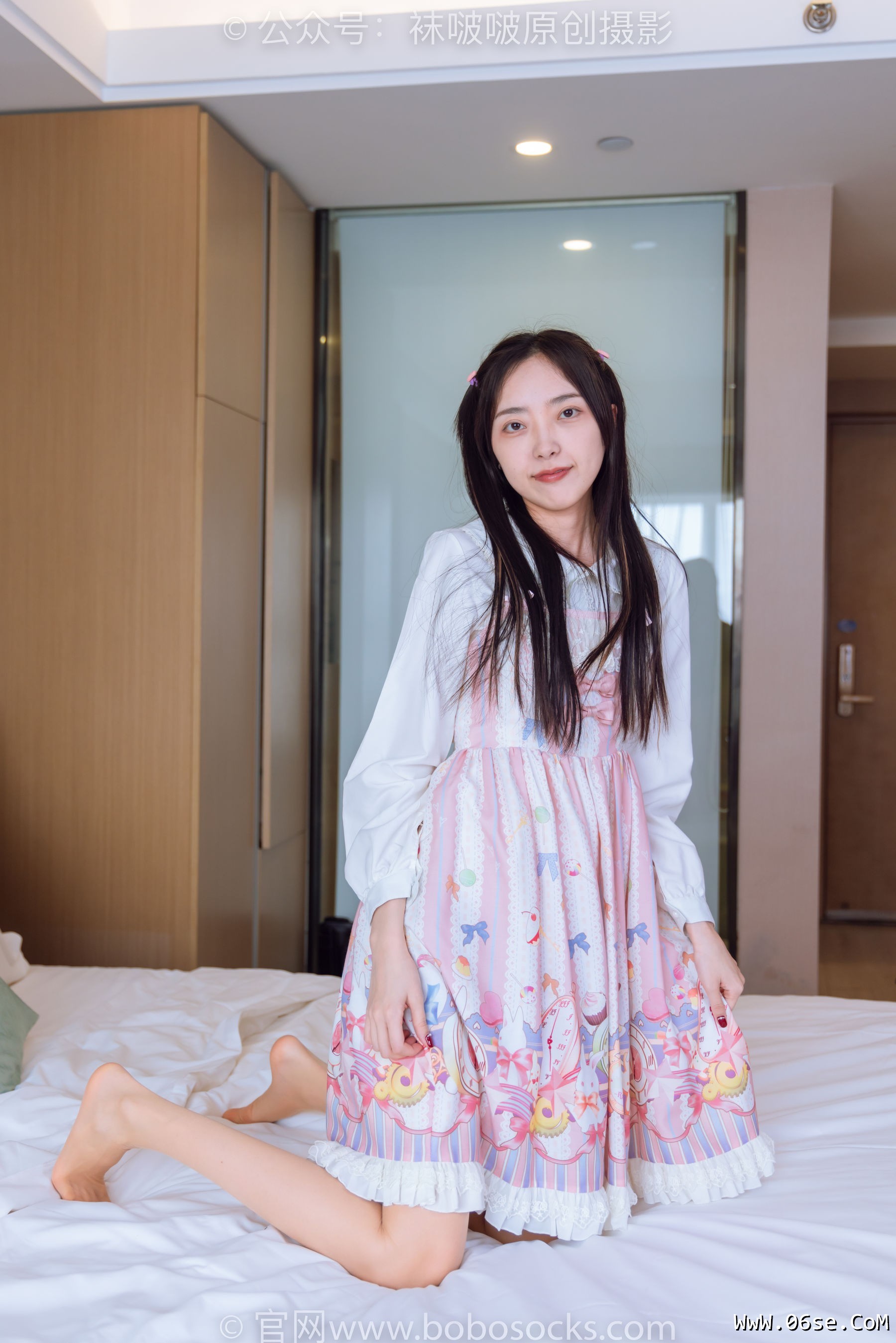 图片[103]-BoBoSocks袜啵啵 No.187 稚予-Lolita裙、白皮鞋、肉丝[140P]-六色网