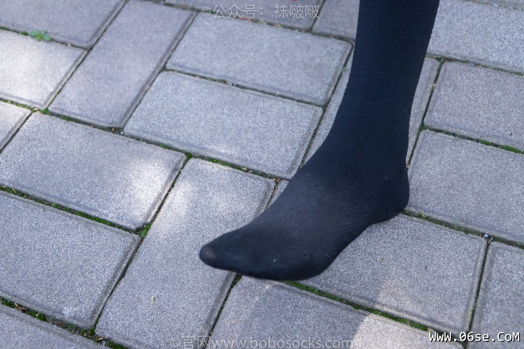 图片[78]-BoBoSocks袜啵啵 No.007 稚予-JK制服、皮鞋、黑色中筒棉袜、肉丝[143P]-六色网