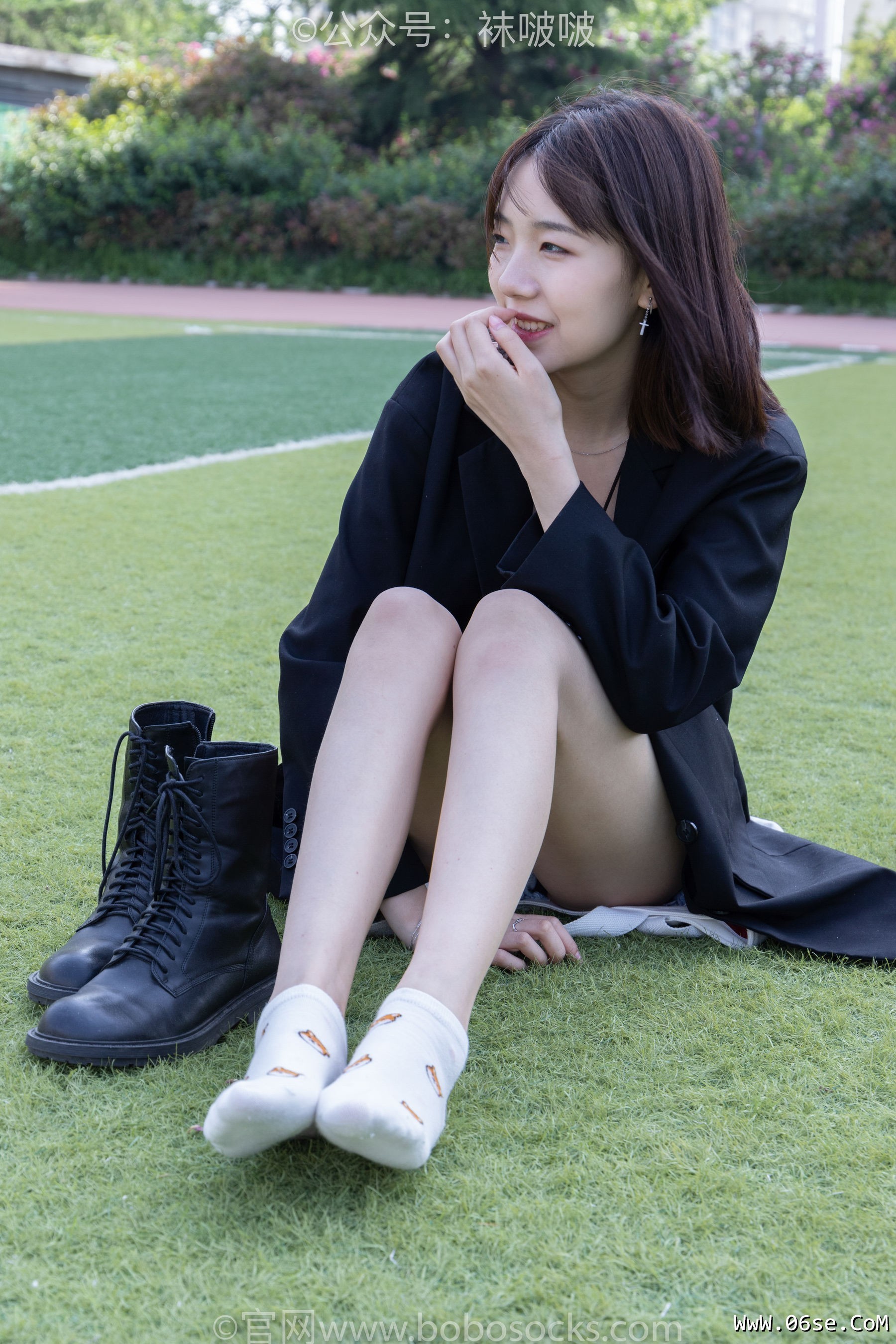 图片[52]-BoBoSocks袜啵啵 No.010 小甜豆-马丁靴、白色短棉袜、裸足[117P]-六色网