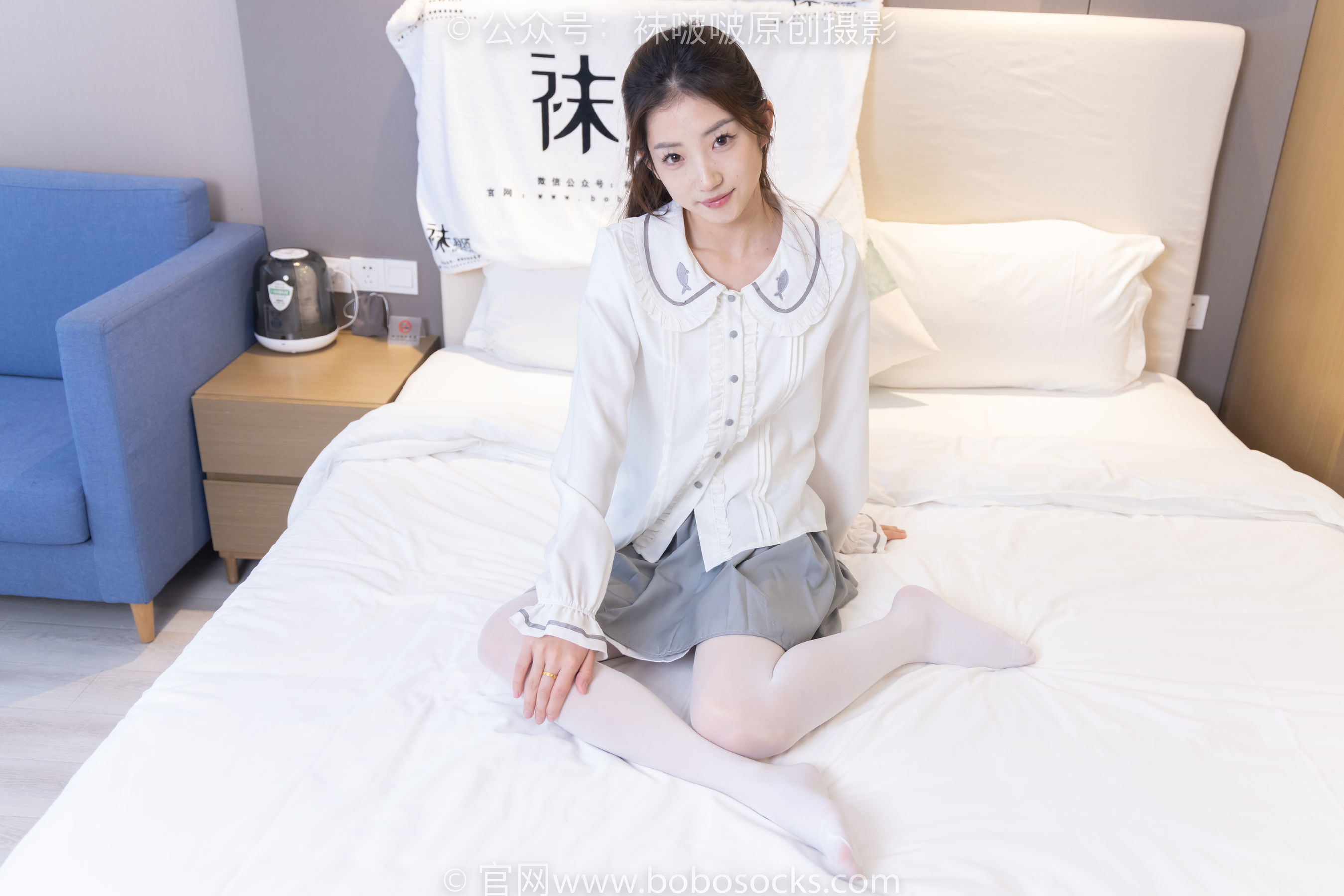 图片[45]-BoBoSocks袜啵啵 No.211 小沫 -高跟鞋、厚白丝[142P]-六色网