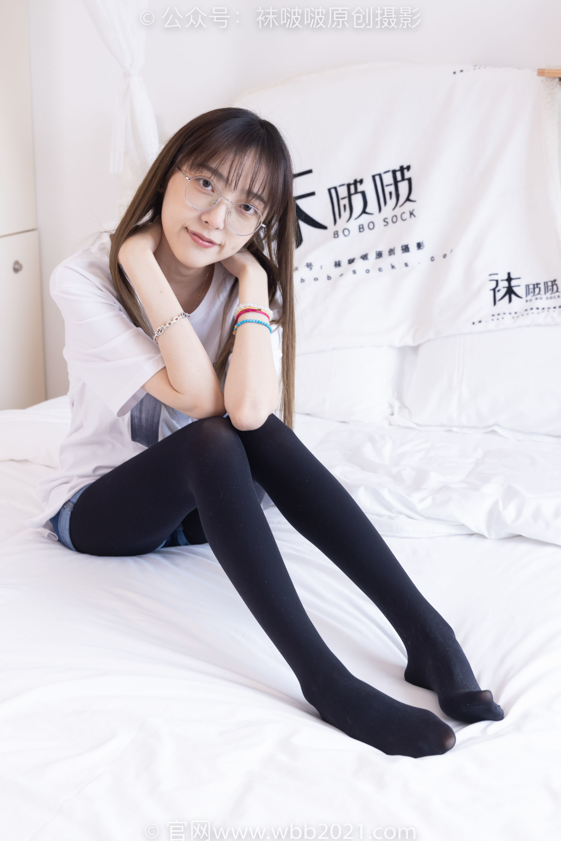 图片[123]-BoBoSocks袜啵啵 No.330 稚予 -高跟鞋、厚黑丝[150P]-六色网