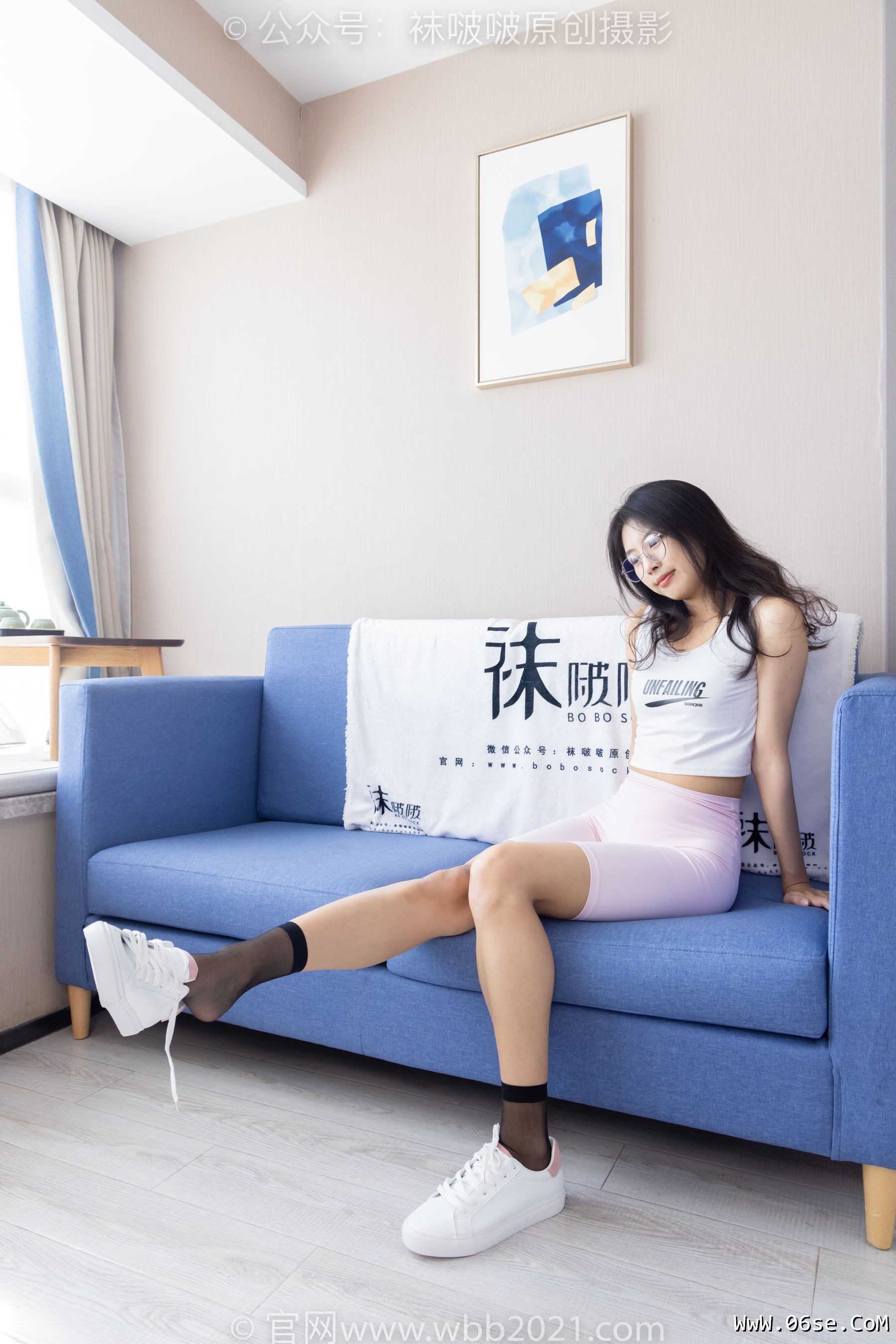 图片[239]-BoBoSocks袜啵啵 No.301 奶油 -两双板鞋、白棉袜、短黑丝、裸足[240P]-六色网