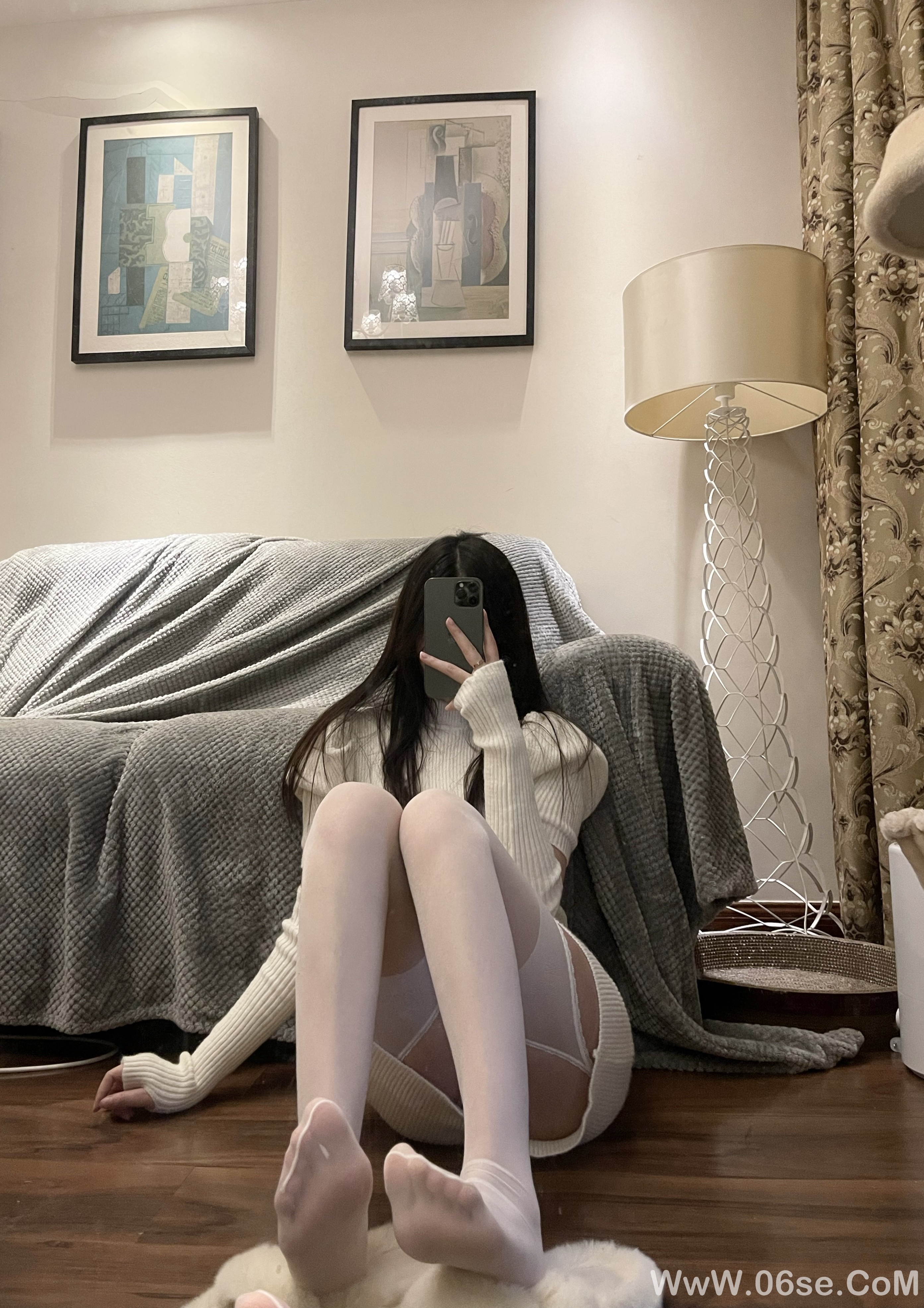 图片[12]-梦里一只喵 – NO.008 白色吊带[18P]-六色网