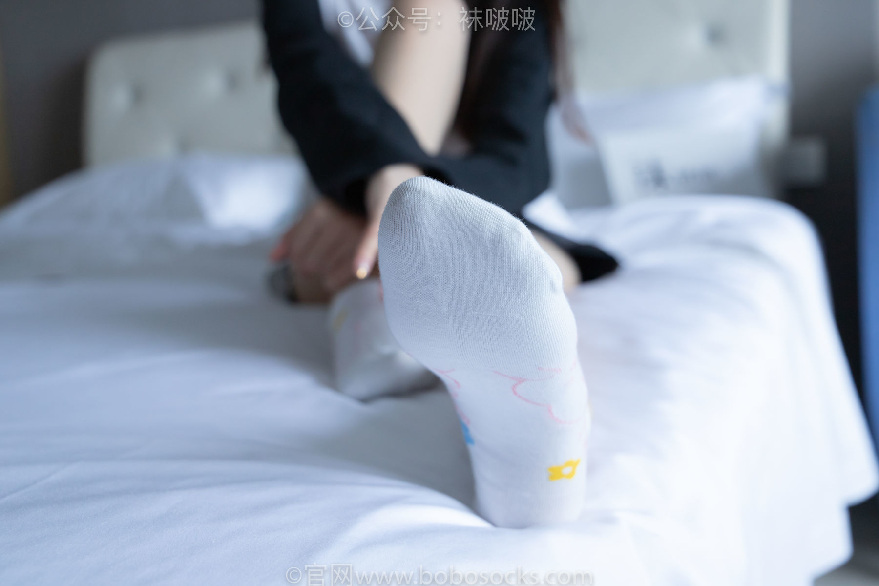 图片[64]-BoBoSocks袜啵啵 No.015 稚予-阿迪板鞋、白色短棉袜、肉丝[148P]-六色网