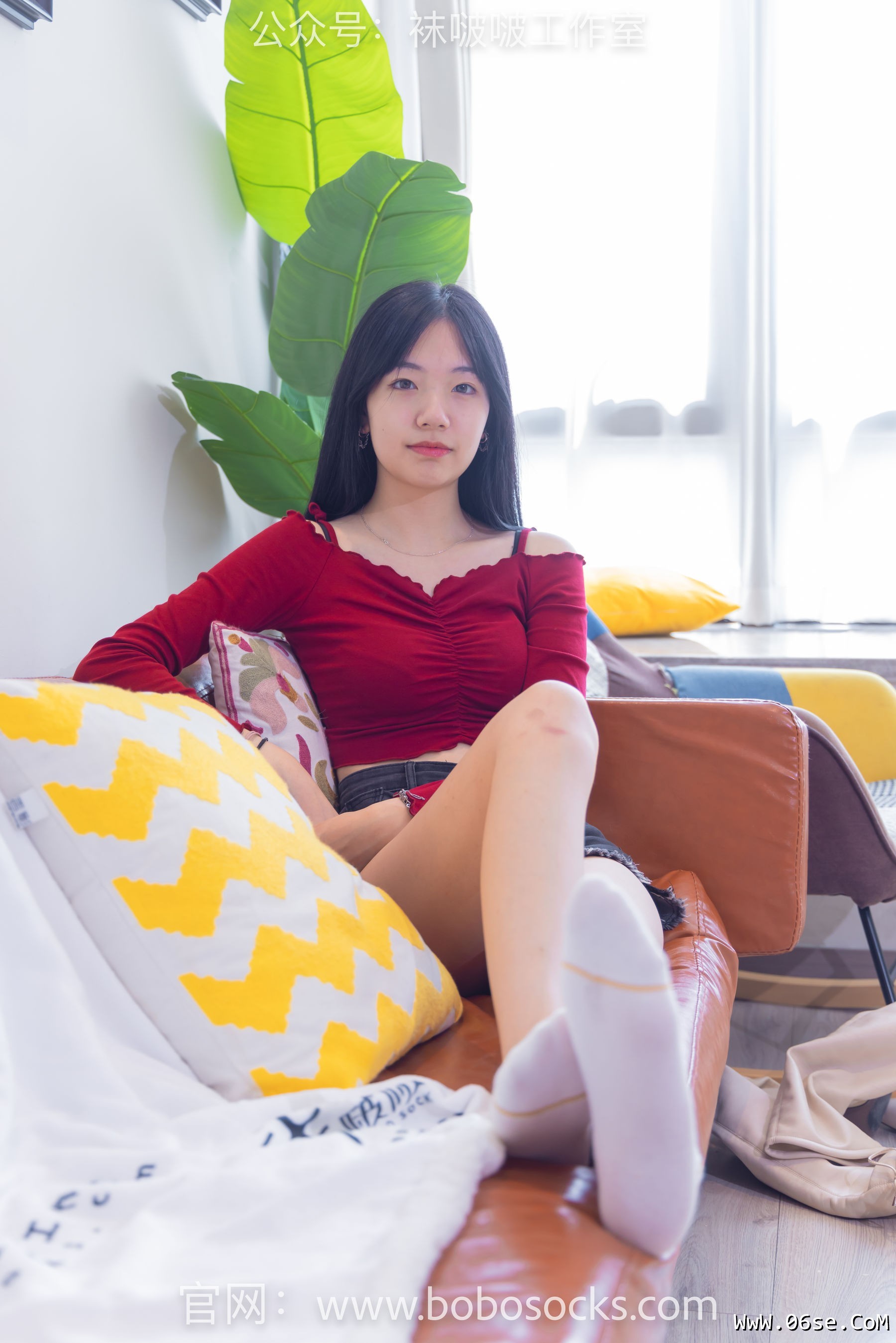 图片[9]-BoBoSocks袜啵啵 No.120 小甜豆-高跟长靴、白棉袜、裸足[170P]-六色网