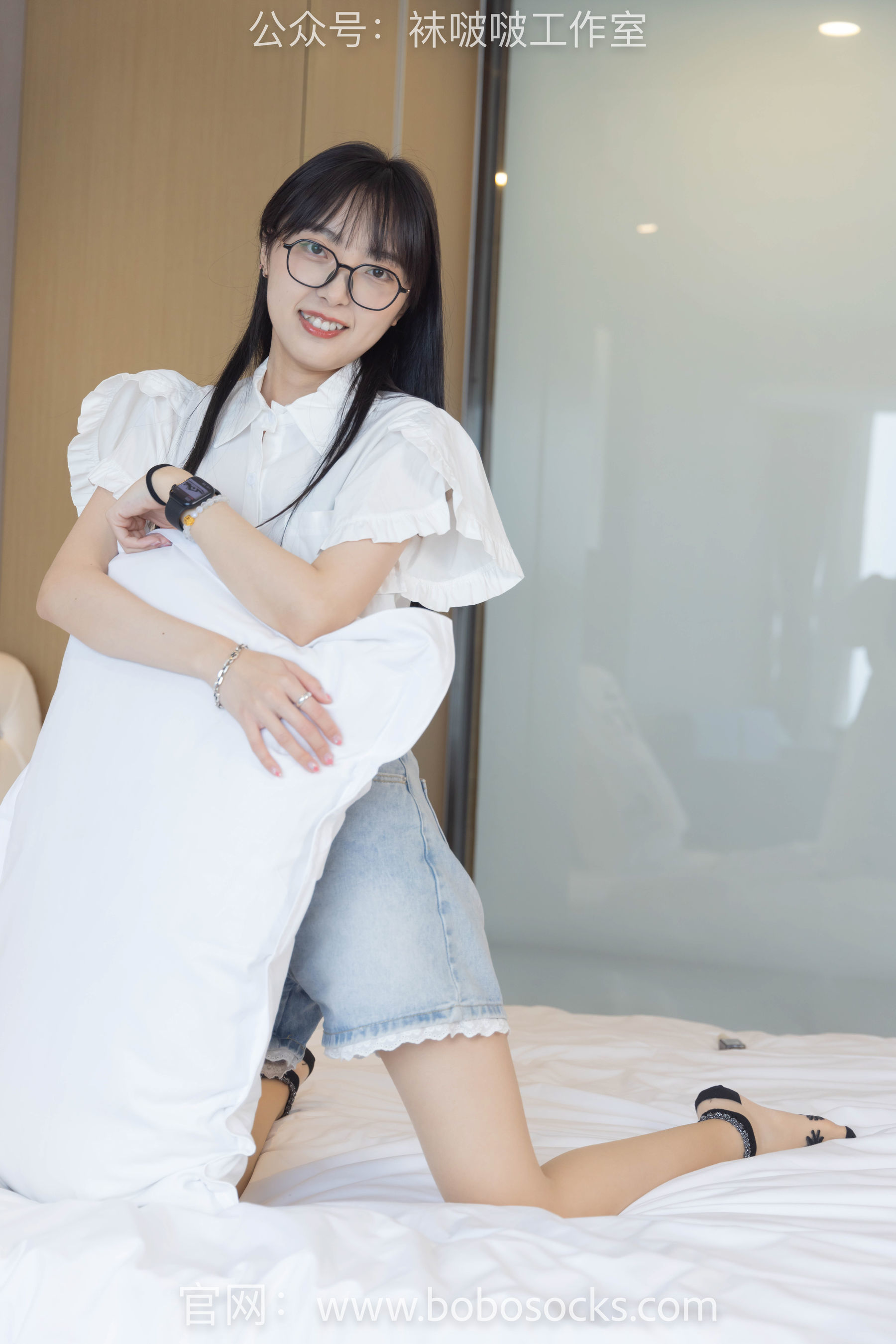 图片[77]-BoBoSocks袜啵啵 No.097 稚予-板鞋、玻璃丝短袜、肉丝[140P]-六色网
