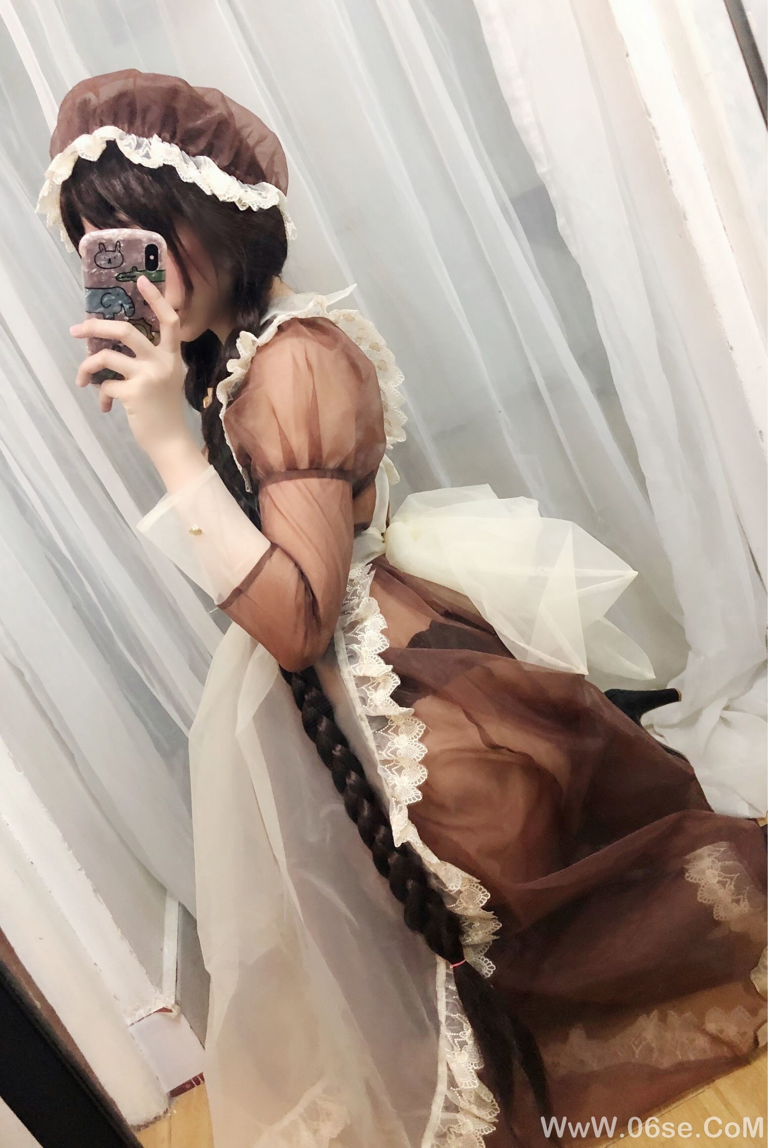 图片[19]-二次元巨乳美女鹿野希 透明女仆[97P]-六色网