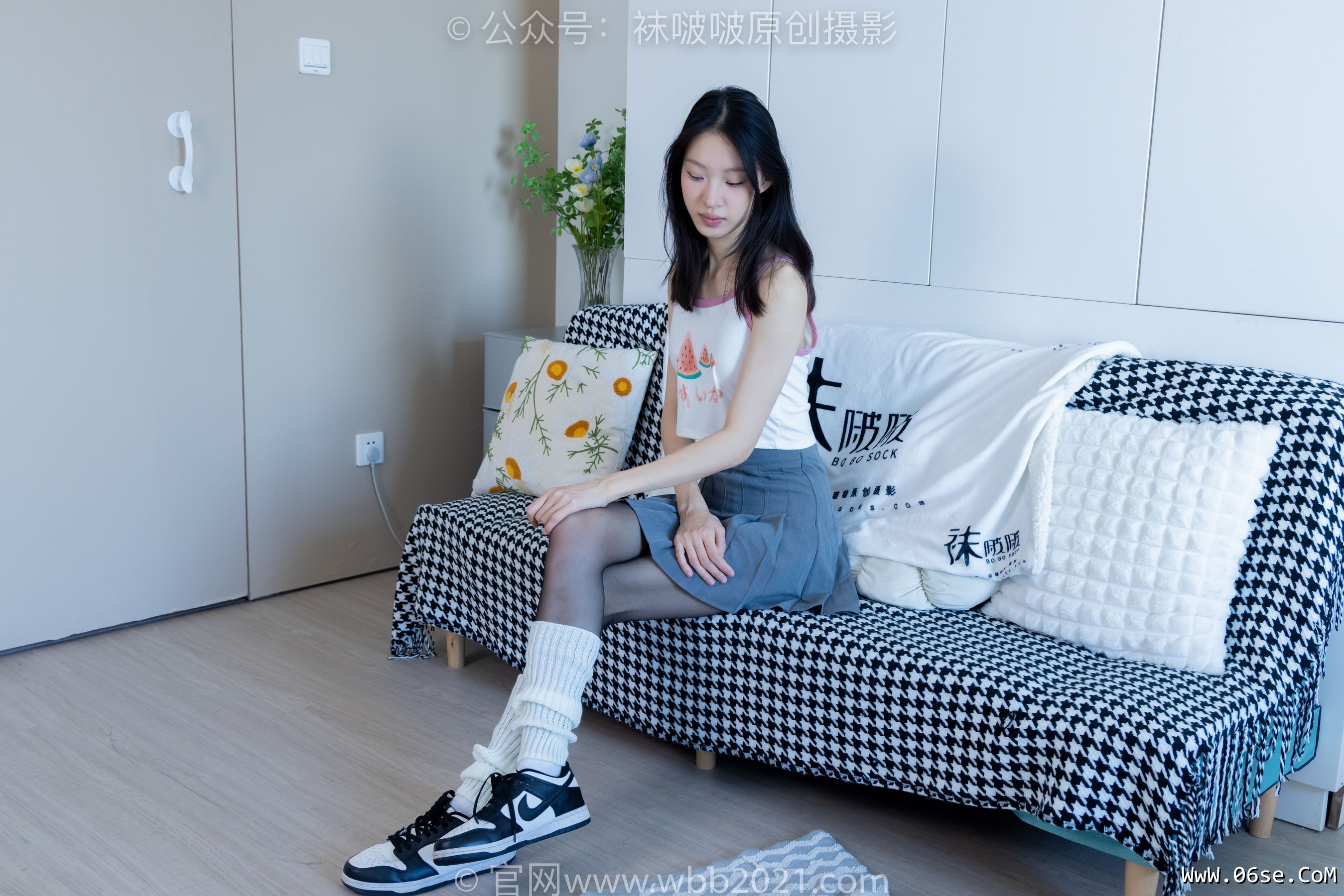 图片[57]-BoBoSocks袜啵啵 No.333 雪糕 -板鞋、白棉袜、黑丝、堆堆袜套[140P]-六色网