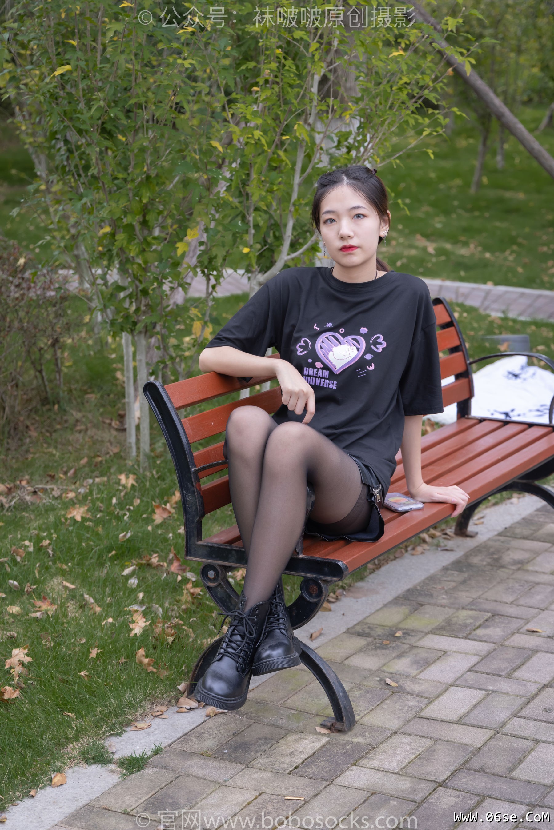 图片[101]-BoBoSocks袜啵啵 No.221 小甜豆-马丁靴、黑丝[133P]-六色网