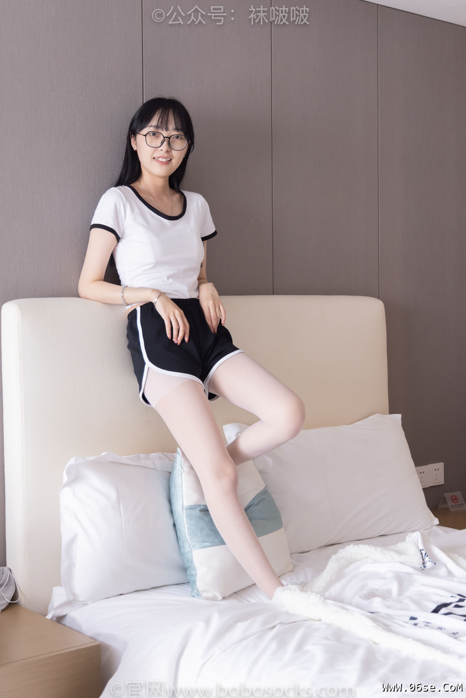 图片[125]-BoBoSocks袜啵啵 No.037 稚予-帆布鞋、短白棉袜、白丝[136P]-六色网