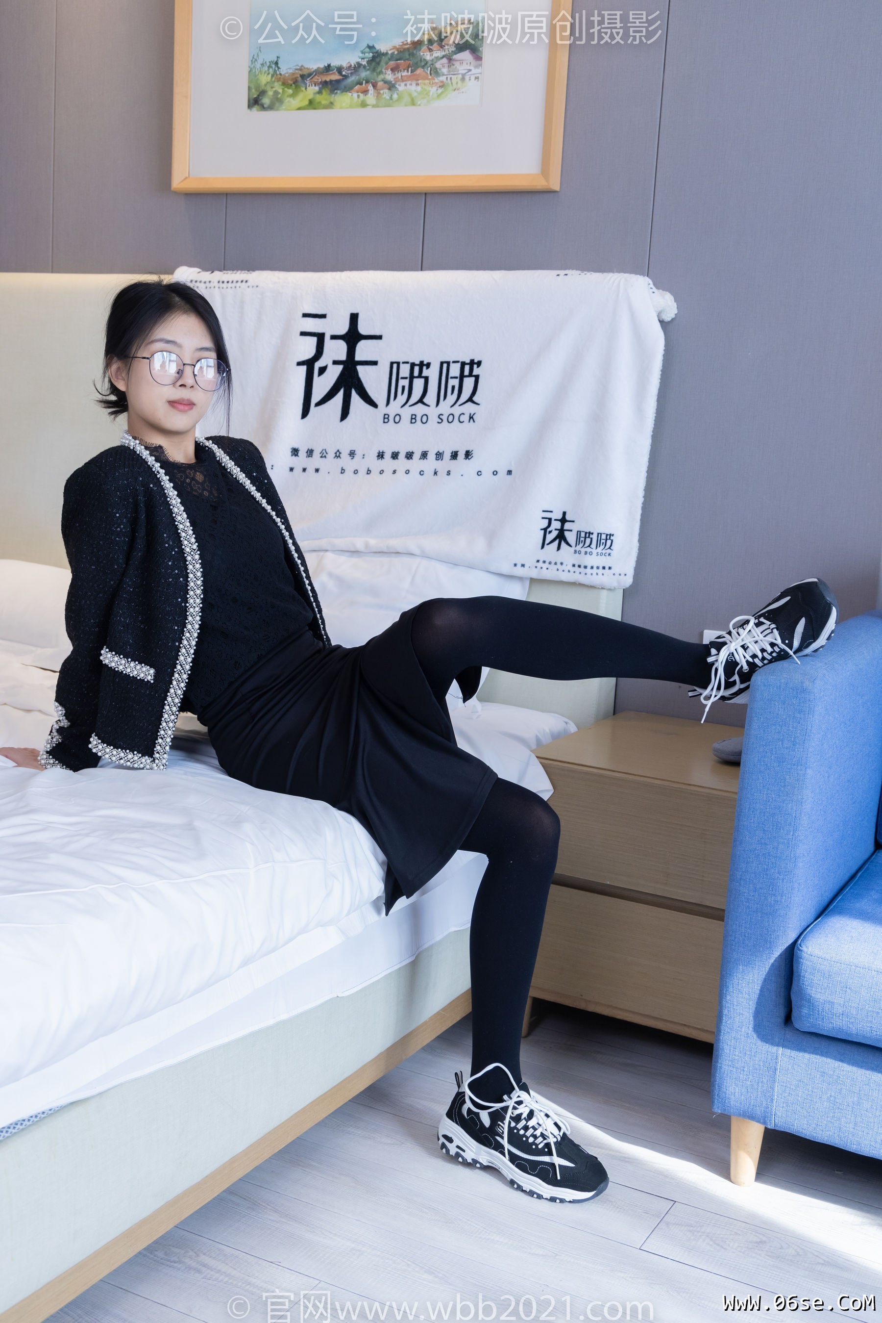 图片[23]-BoBoSocks袜啵啵 No.378 奶油 -短靴、运动鞋、厚黑丝、厚灰丝[190P]-六色网