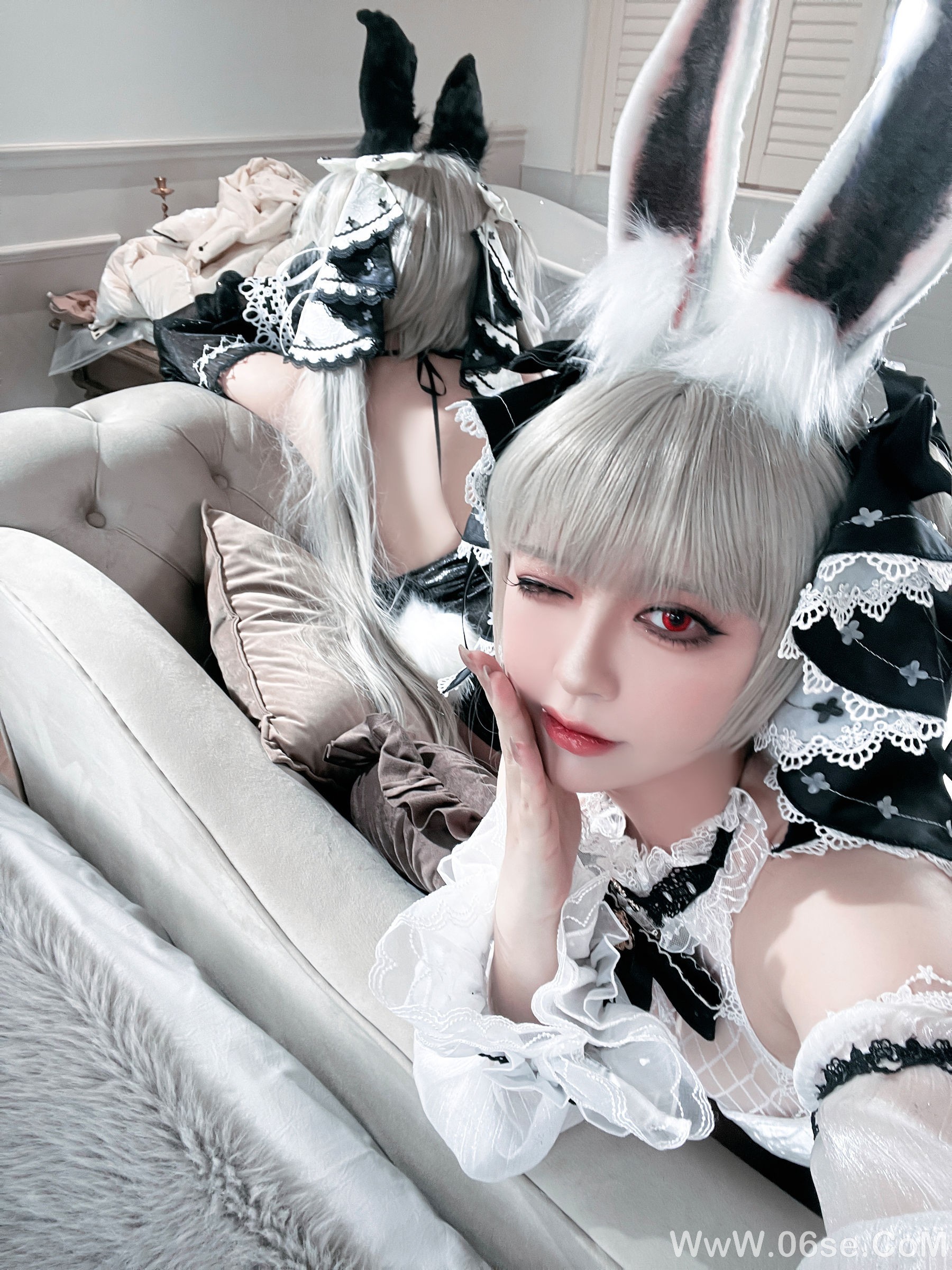 图片[56]-可爱人气Coser 面饼仙儿&半半子 – 碧蓝航线 可畏兔兔[57P]-六色网