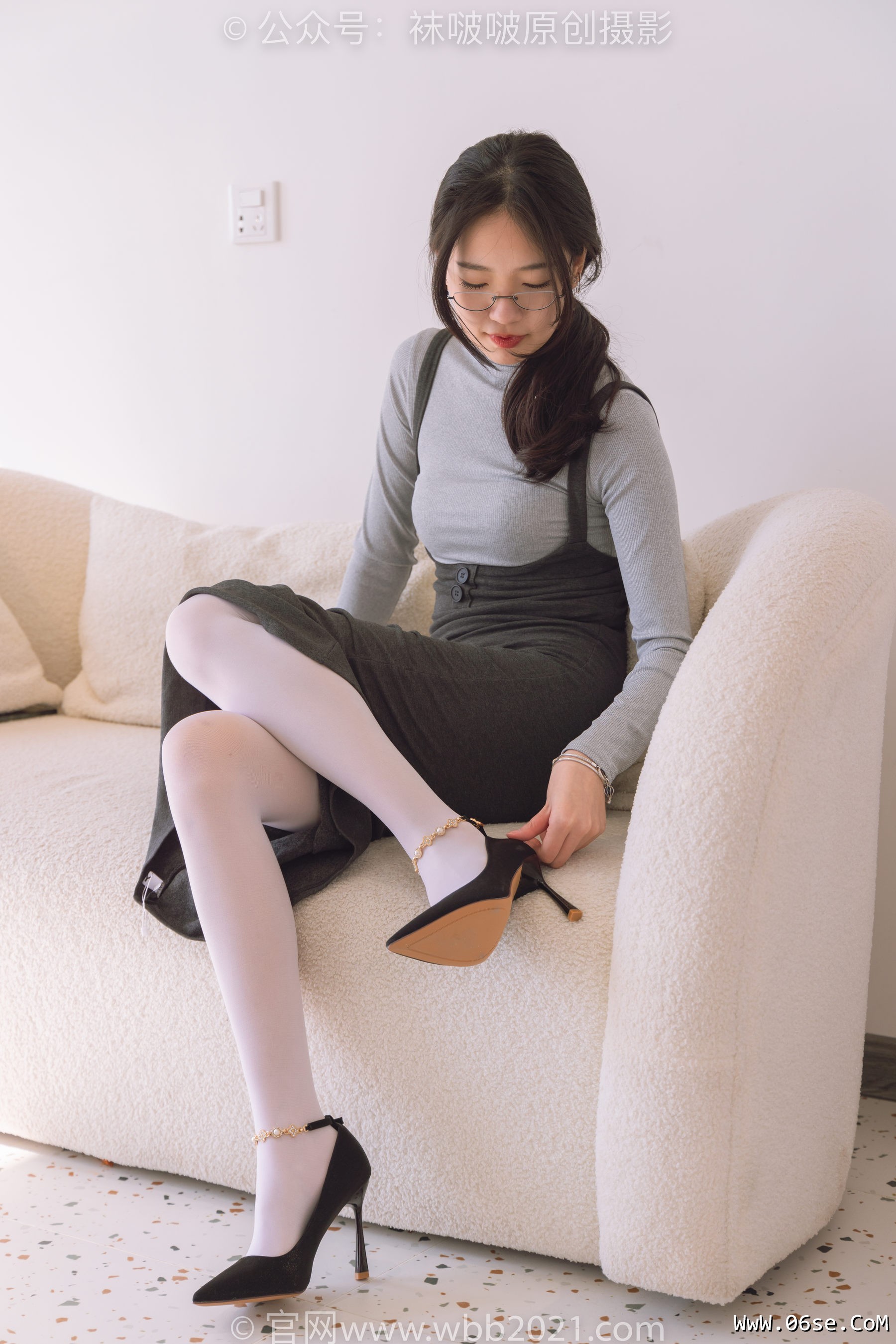 图片[81]-BoBoSocks袜啵啵 No.242 小甜豆-高跟鞋、厚白丝[140P]-六色网