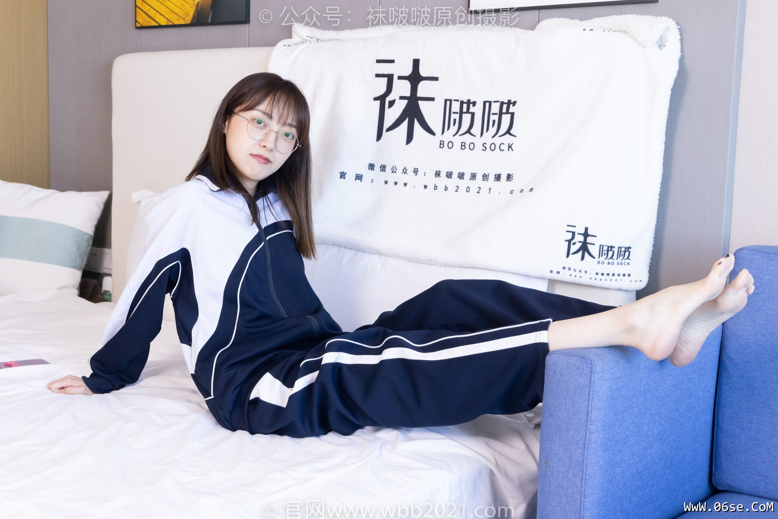图片[133]-BoBoSocks袜啵啵 No.398 稚予 -板鞋、白船袜、裸足、裸足[150P]-六色网