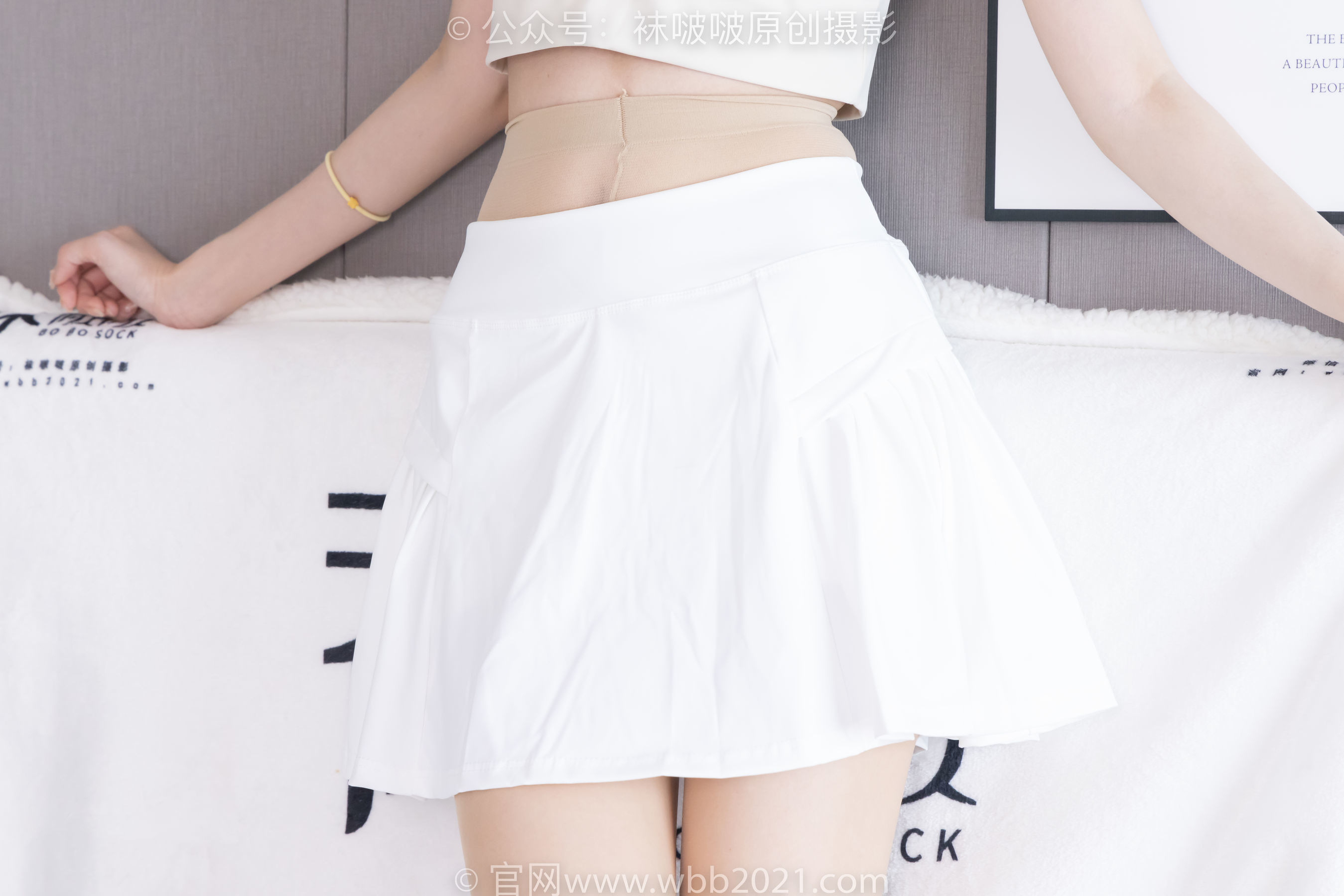 图片[3]-BoBoSocks袜啵啵 No.424 稚予 -运动鞋、白棉袜、肉丝、腰丝[140P]-六色网