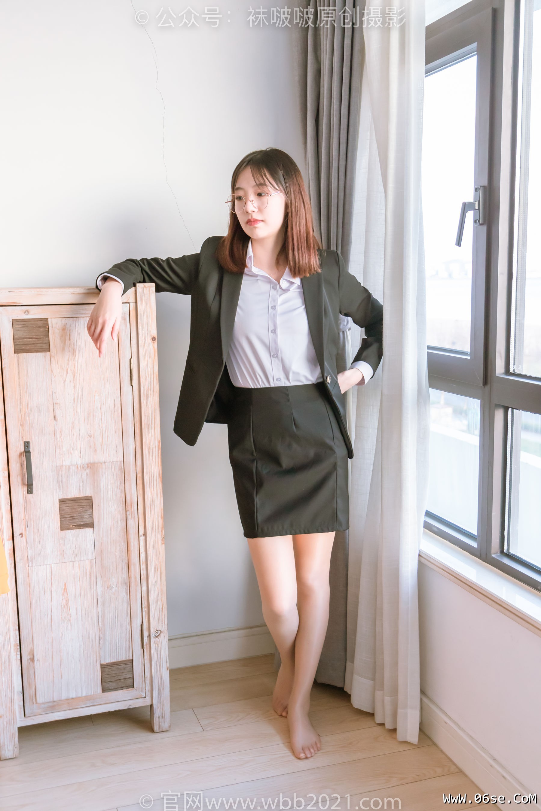 图片[98]-BoBoSocks袜啵啵 No.267 小甜豆 -高跟鞋、油亮肉丝、ol制服[129P]-六色网
