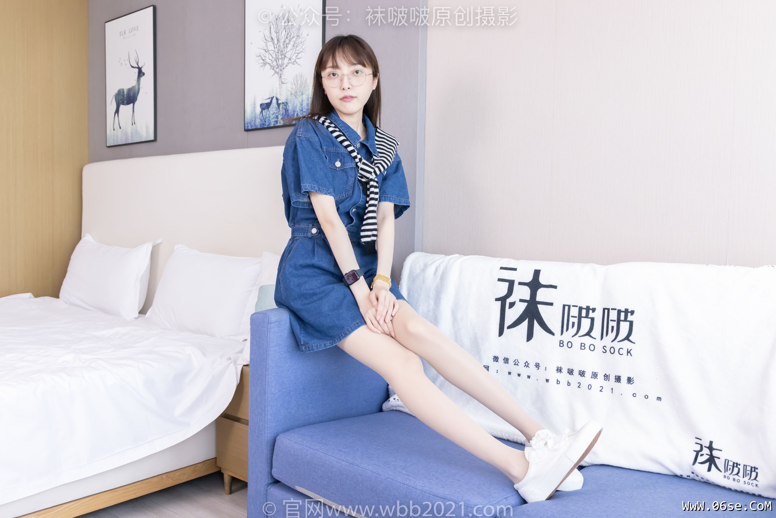 图片[33]-BoBoSocks袜啵啵 No.435 稚予 -板鞋、运动鞋、白丝、肉丝[150P]-六色网
