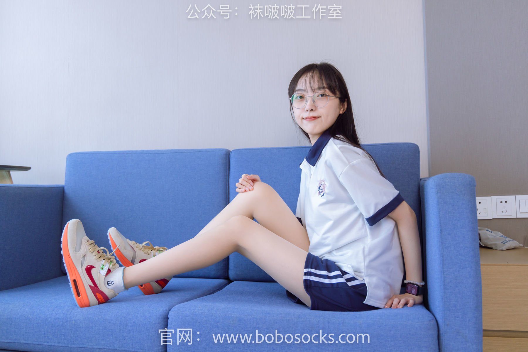图片[48]-BoBoSocks袜啵啵 No.118 稚予-运动鞋、白棉袜、肉丝、踩小熊玩偶[140P]-六色网