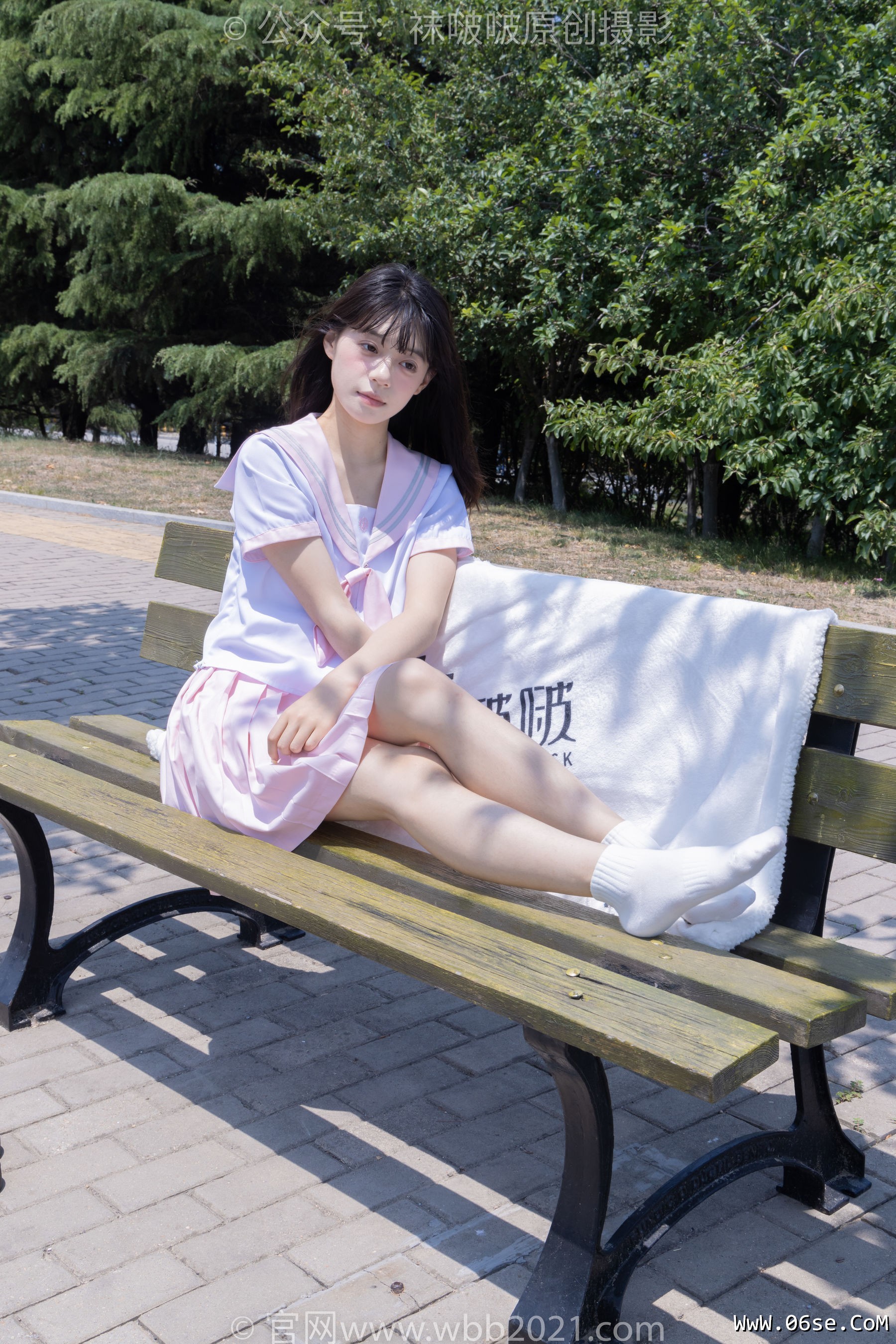图片[106]-BoBoSocks袜啵啵 No.399 糯米 -皮鞋、白棉袜、jk制服[145P]-六色网