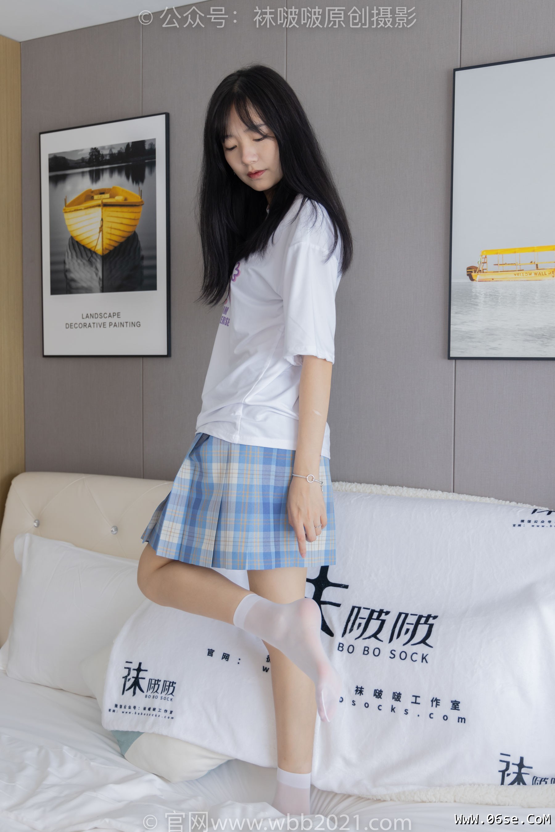 图片[39]-BoBoSocks袜啵啵 No.414 小甜豆 -板鞋、帆布鞋、短白丝、船袜[150P]-六色网