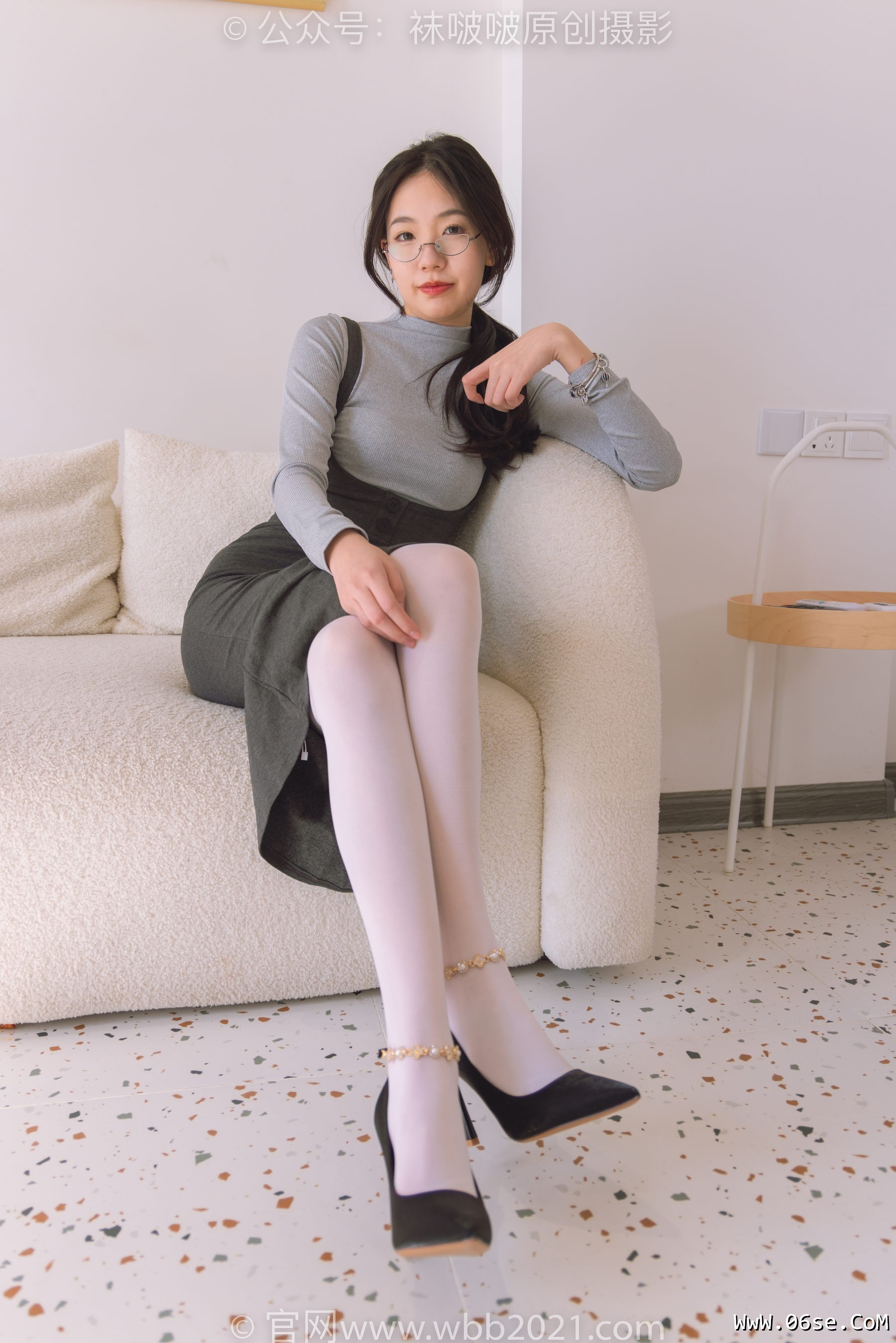 图片[110]-BoBoSocks袜啵啵 No.242 小甜豆-高跟鞋、厚白丝[140P]-六色网