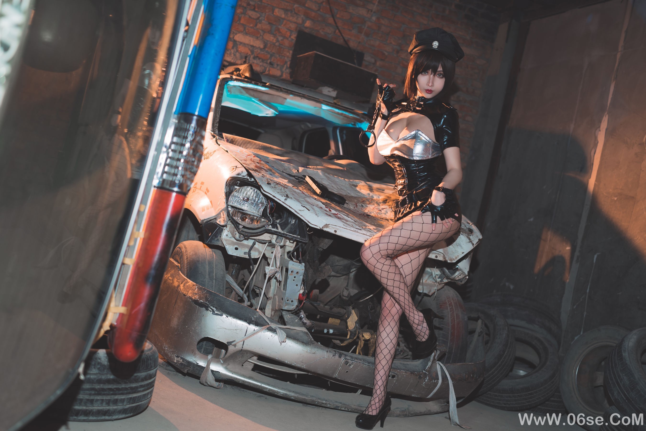COS福利rioko凉凉子 实习警察[20P]-六色网