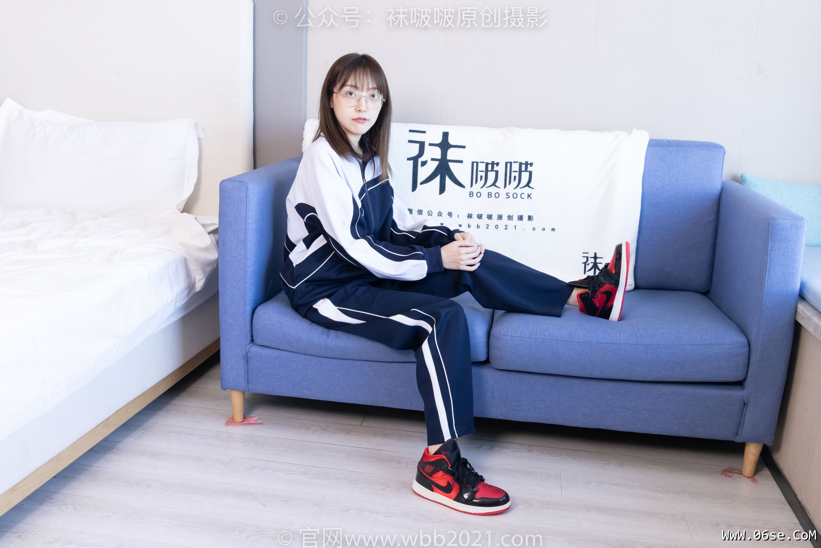 图片[64]-BoBoSocks袜啵啵 No.398 稚予 -板鞋、白船袜、裸足、裸足[150P]-六色网