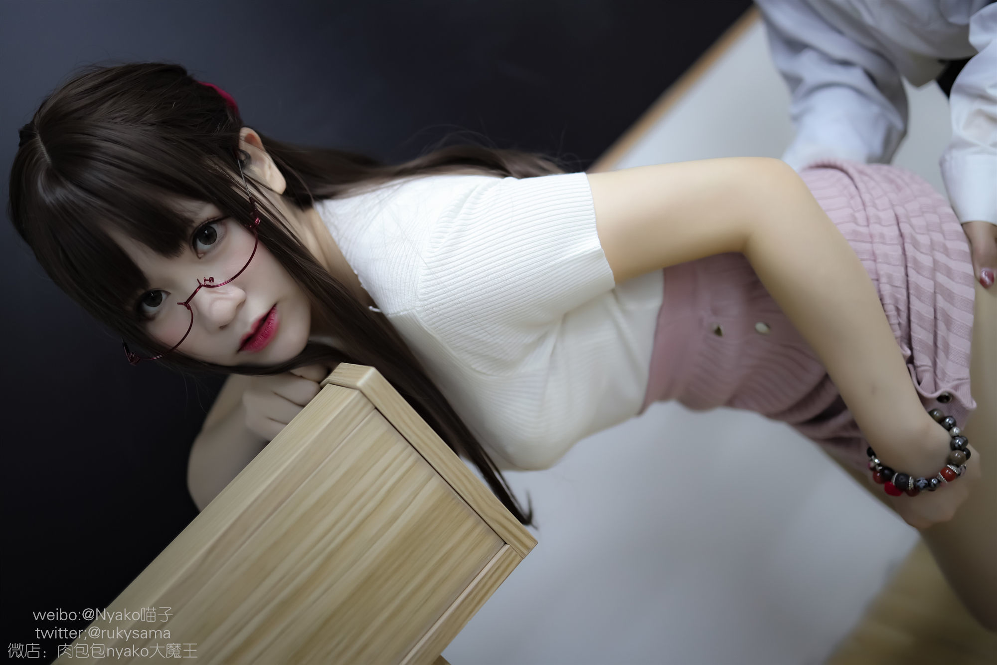 图片[18]-萌妹子Nyako喵子 欲求不满的老师[98P]-六色网