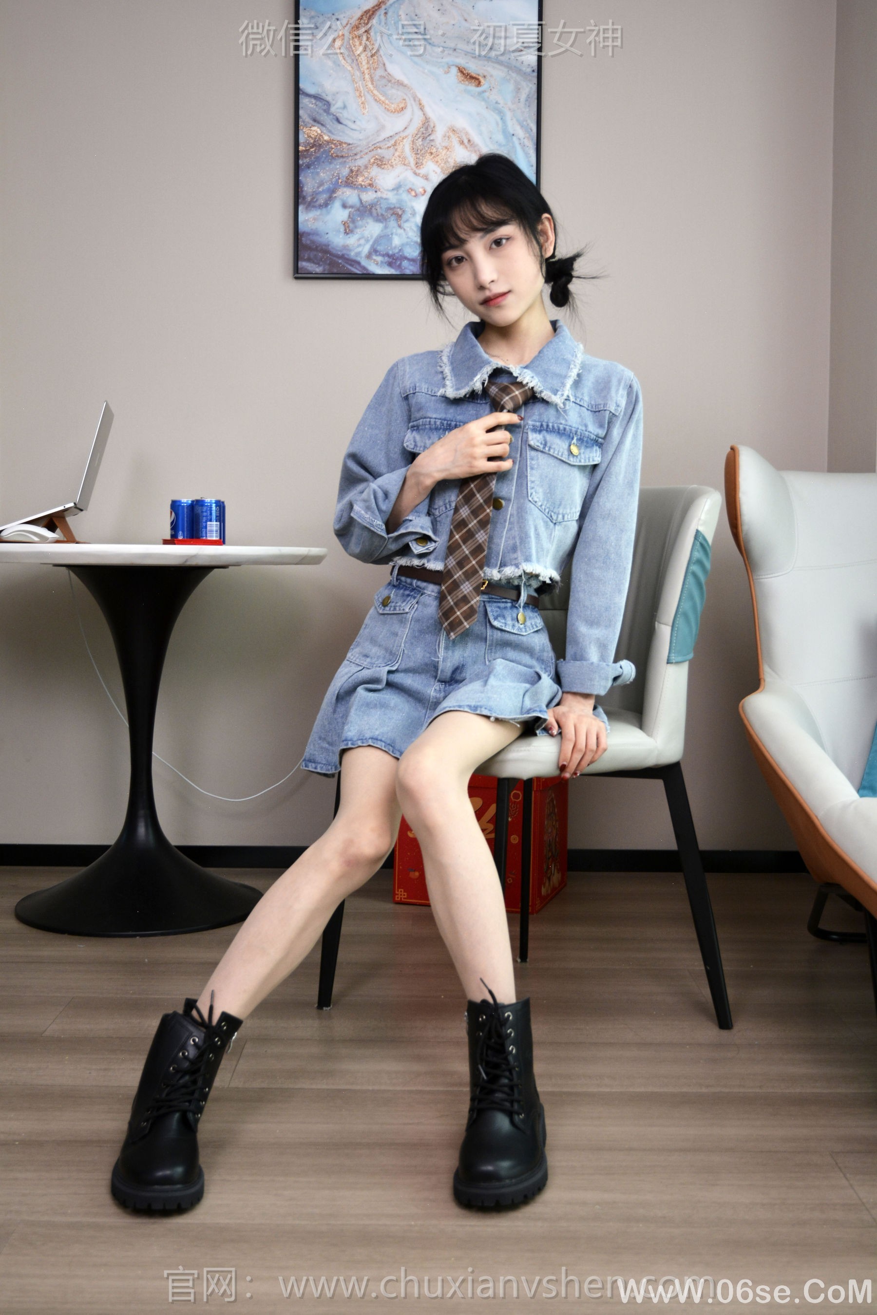 图片[38]-初夏女神 No.247 柒柒 浪漫牛仔[140P]-六色网