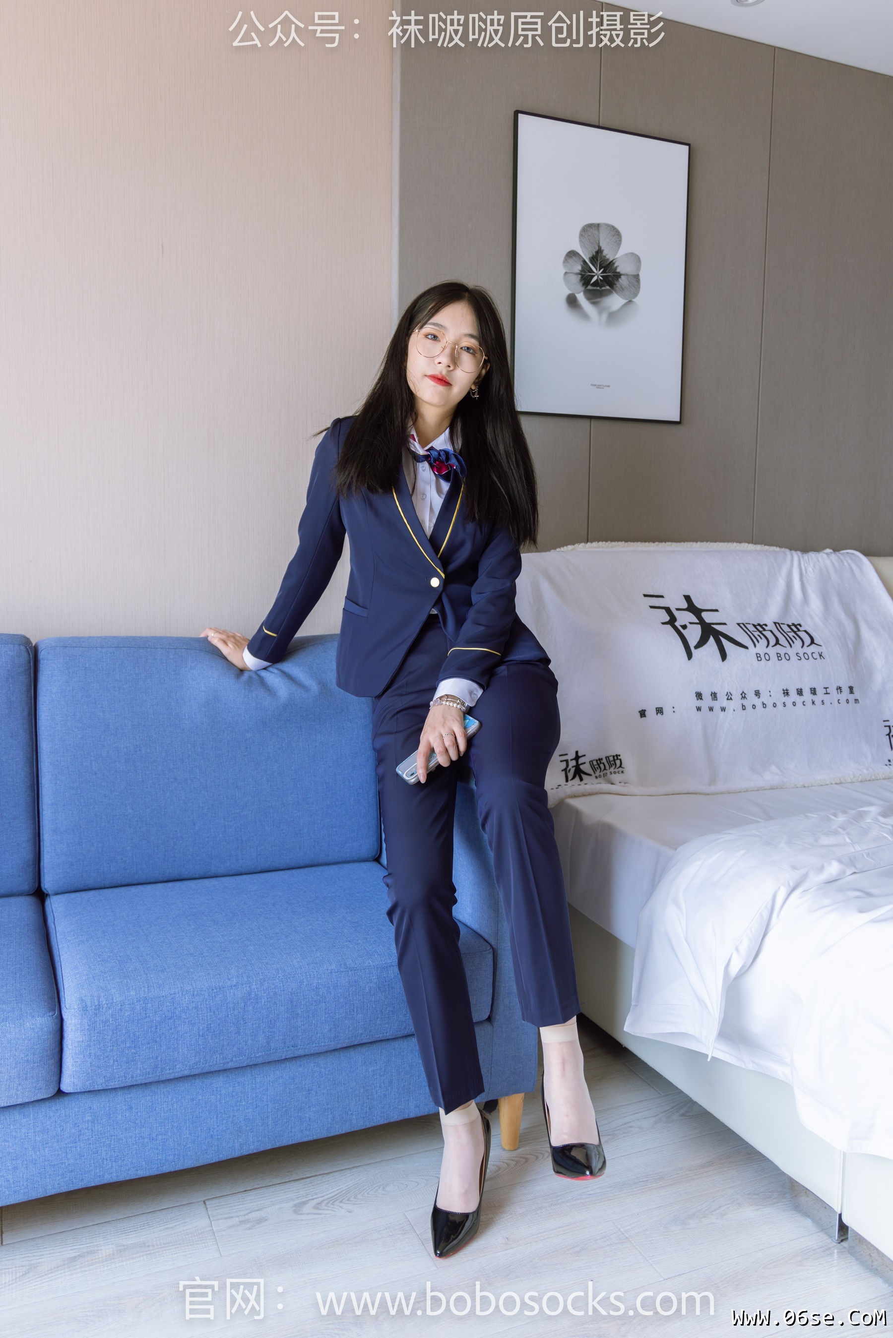 图片[49]-BoBoSocks袜啵啵 No.139 小甜豆-高跟鞋、短肉丝、空姐制服[140P]-六色网