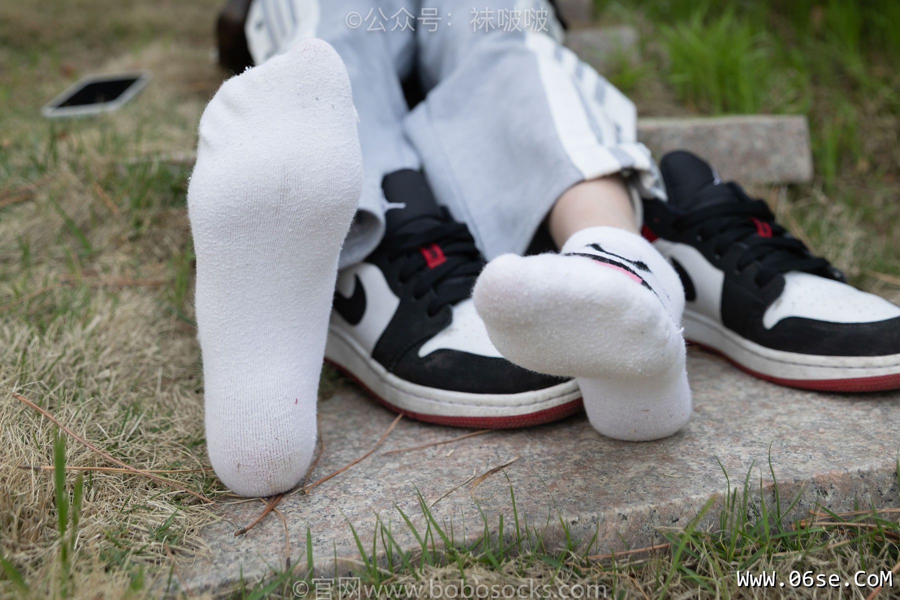 图片[71]-BoBoSocks袜啵啵 No.023 稚予-AJ、白色短棉袜、裸足[119P]-六色网