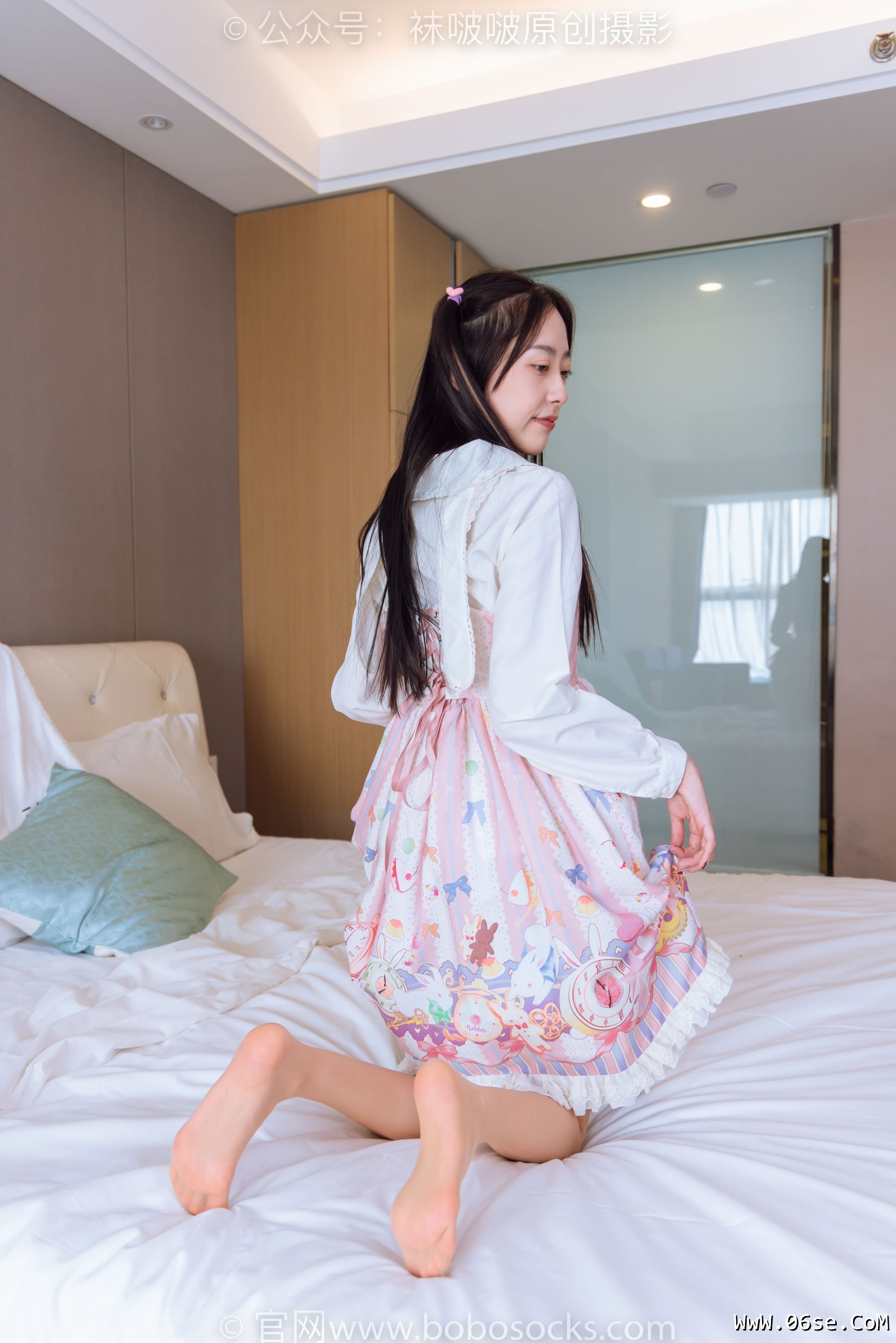 图片[112]-BoBoSocks袜啵啵 No.187 稚予-Lolita裙、白皮鞋、肉丝[140P]-六色网