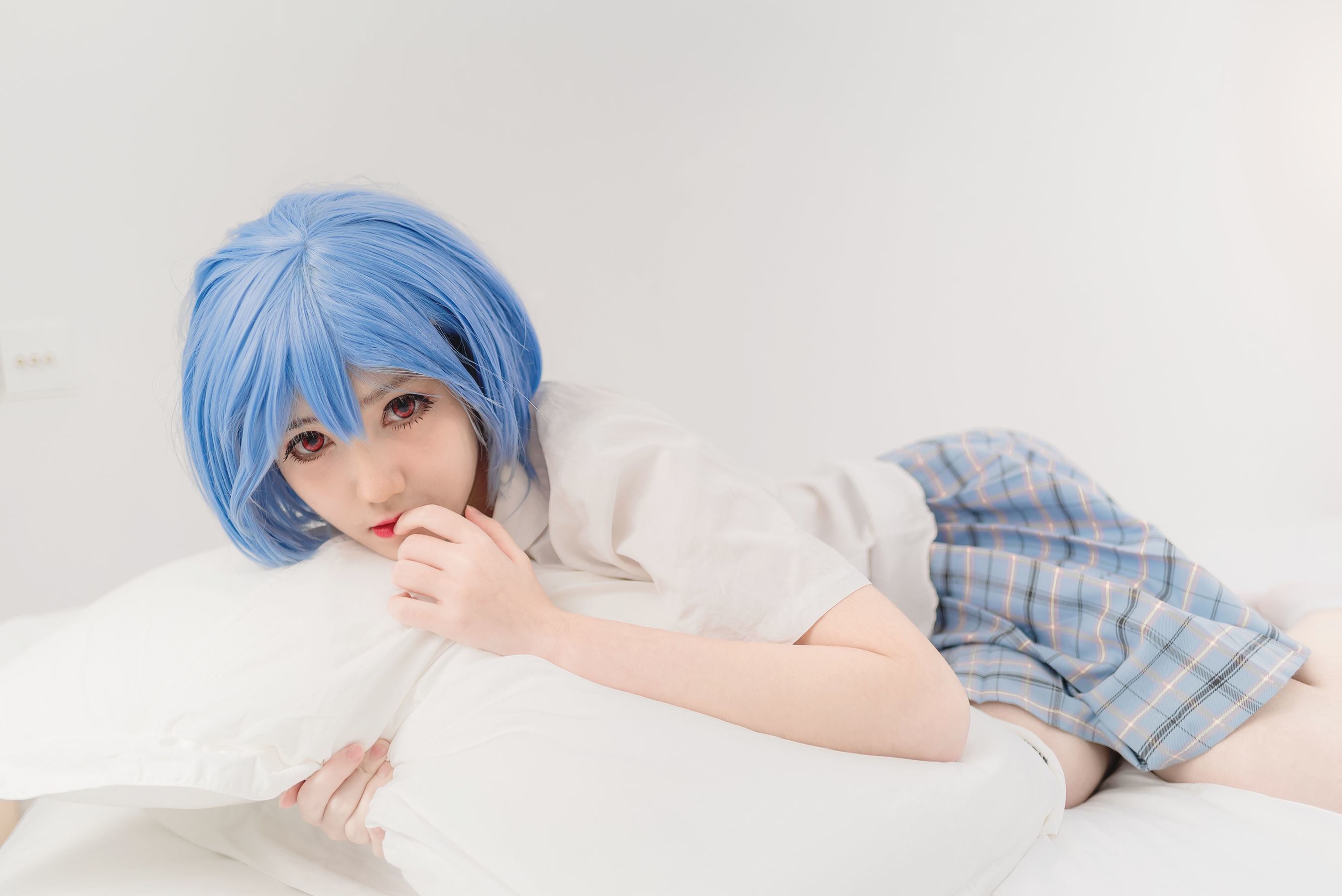 图片[15]-动漫博主南桃Momoko 绫波丽制服[23P]-六色网