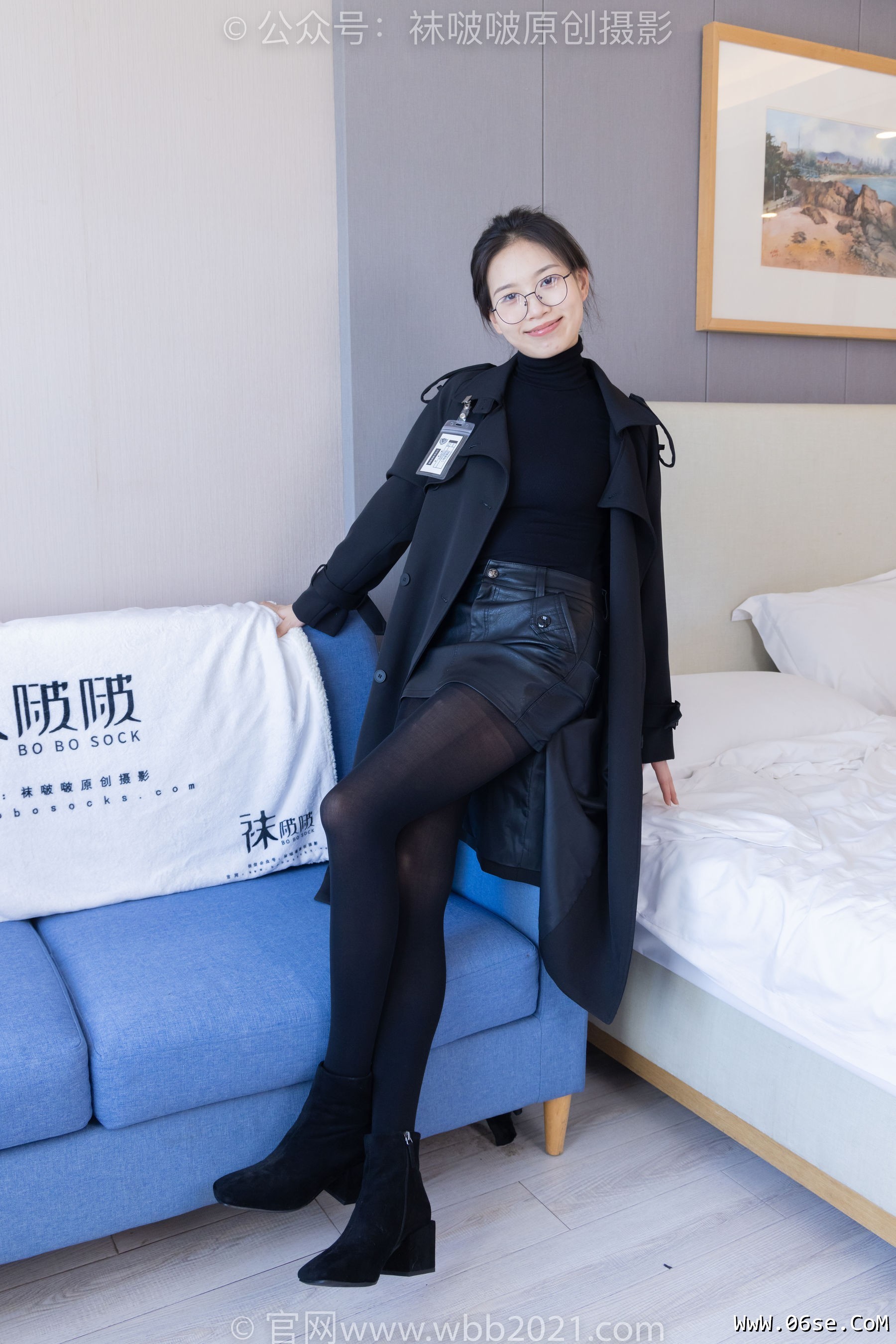 图片[63]-BoBoSocks袜啵啵 No.365 芝士 -短靴、平底鞋、厚黑丝、厚灰丝[140P]-六色网