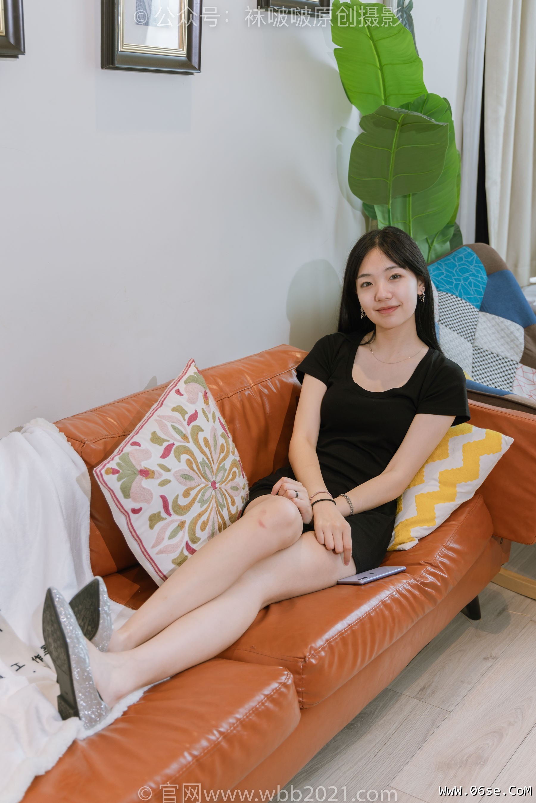 图片[35]-BoBoSocks袜啵啵 No.363 小甜豆 -两双平底鞋、黑色船袜、裸足[140P]-六色网