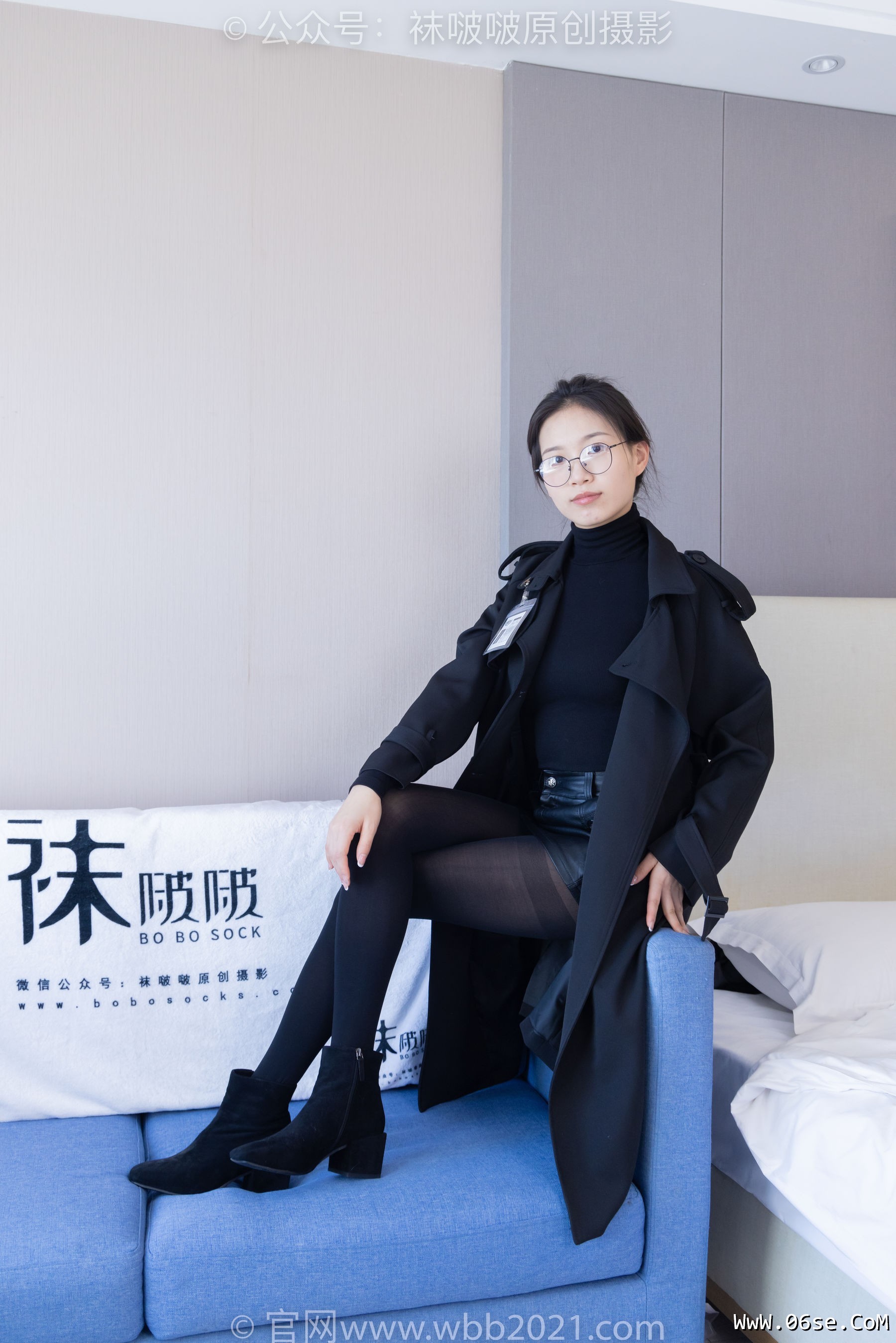 图片[54]-BoBoSocks袜啵啵 No.365 芝士 -短靴、平底鞋、厚黑丝、厚灰丝[140P]-六色网